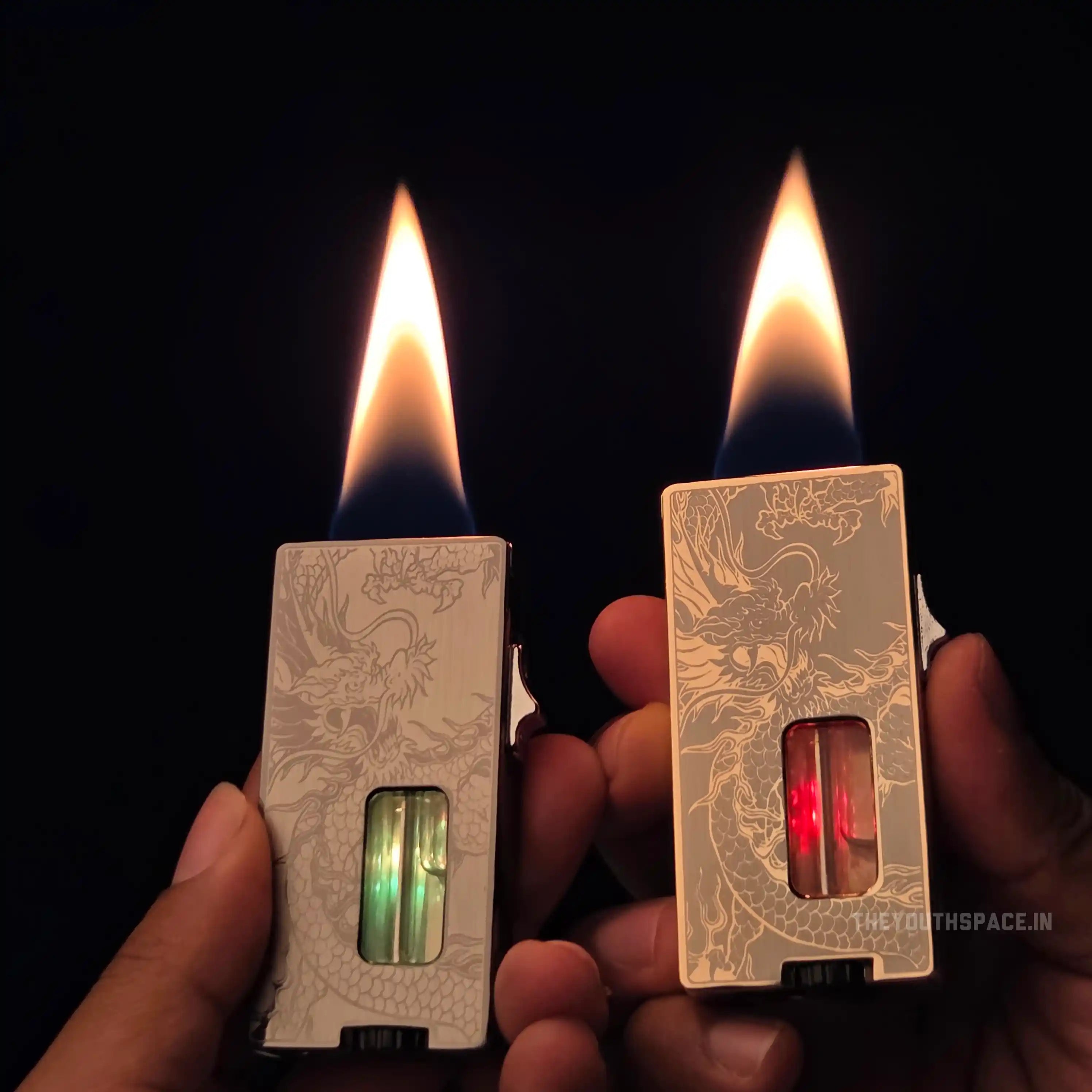 Dragon Ultra Wide Flame Shake-Ignition Lighter