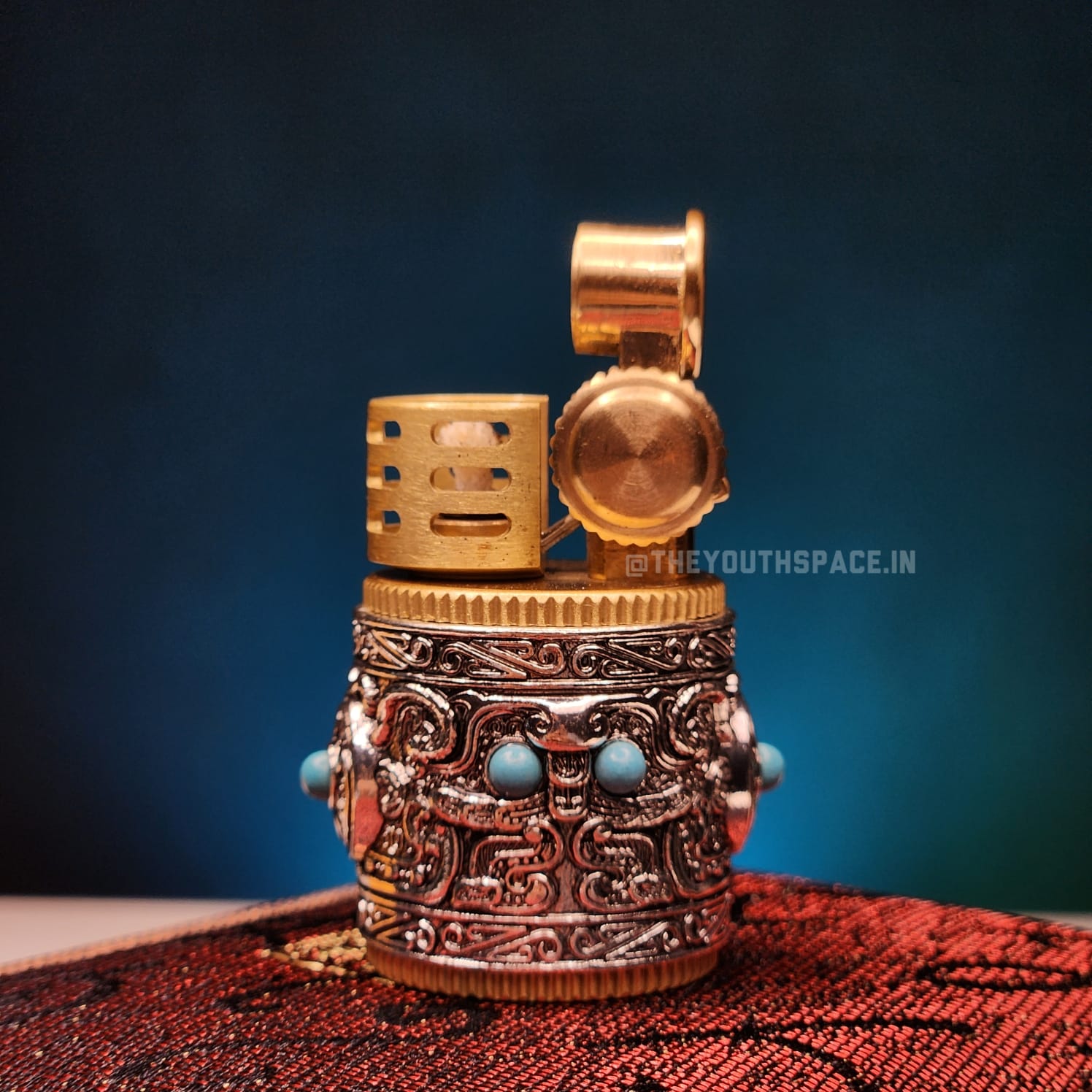 Chief Tibetan Vintage Kerosene Lighter (Brass)