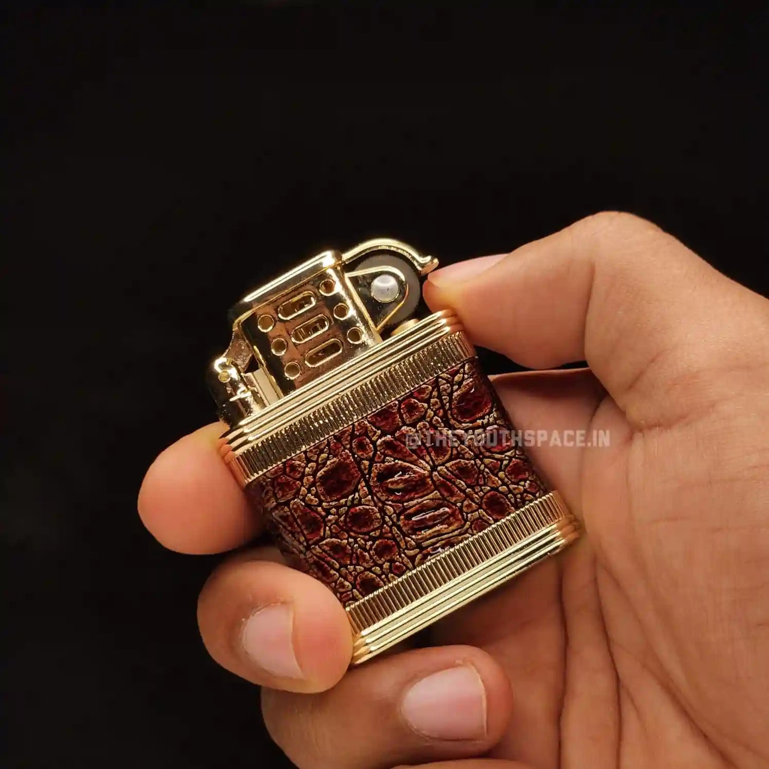 Leather finish lighter