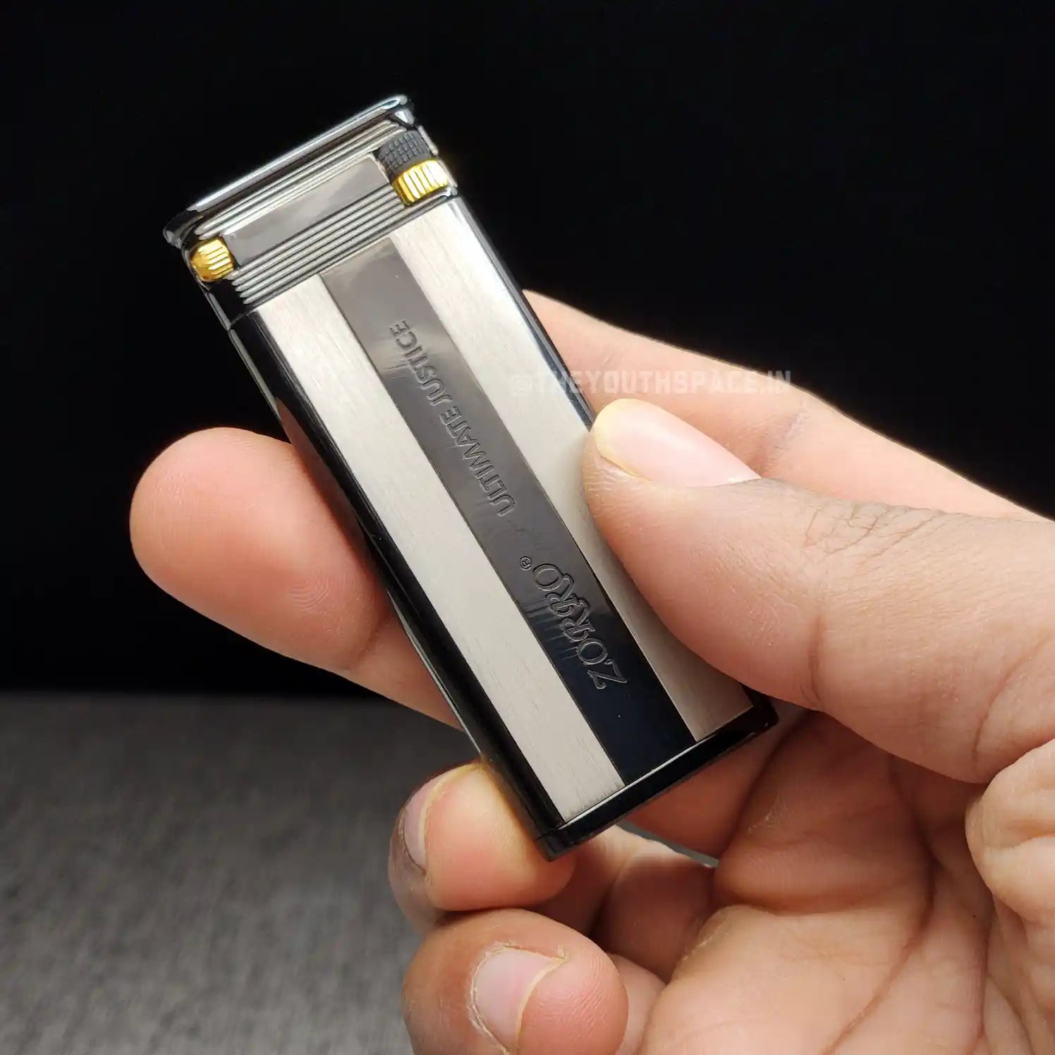 Zorro Ultimate Justice Ultra Slim Brass Lighter