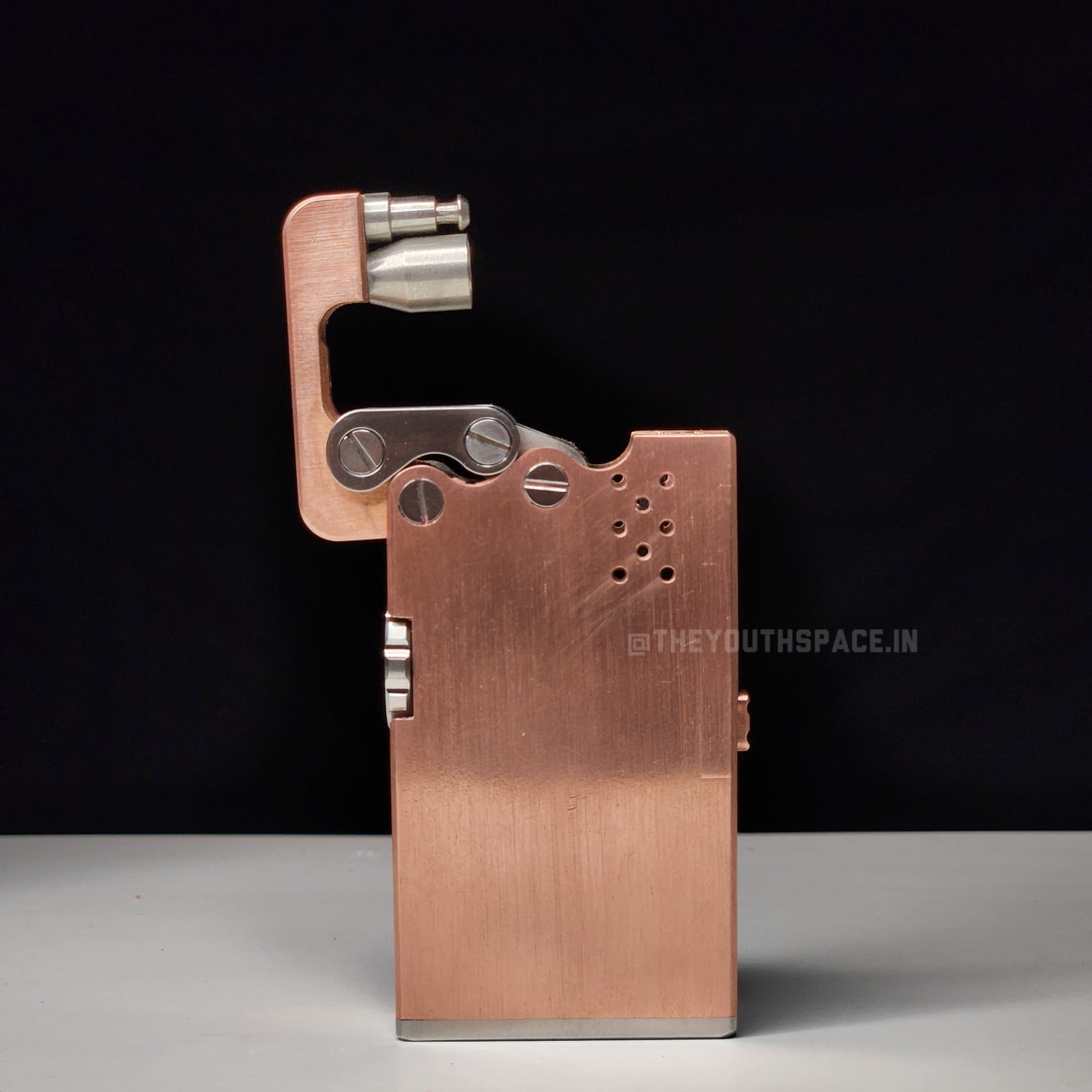 Premium Vintage Brass Mechanical Automatic Ignition Lighter