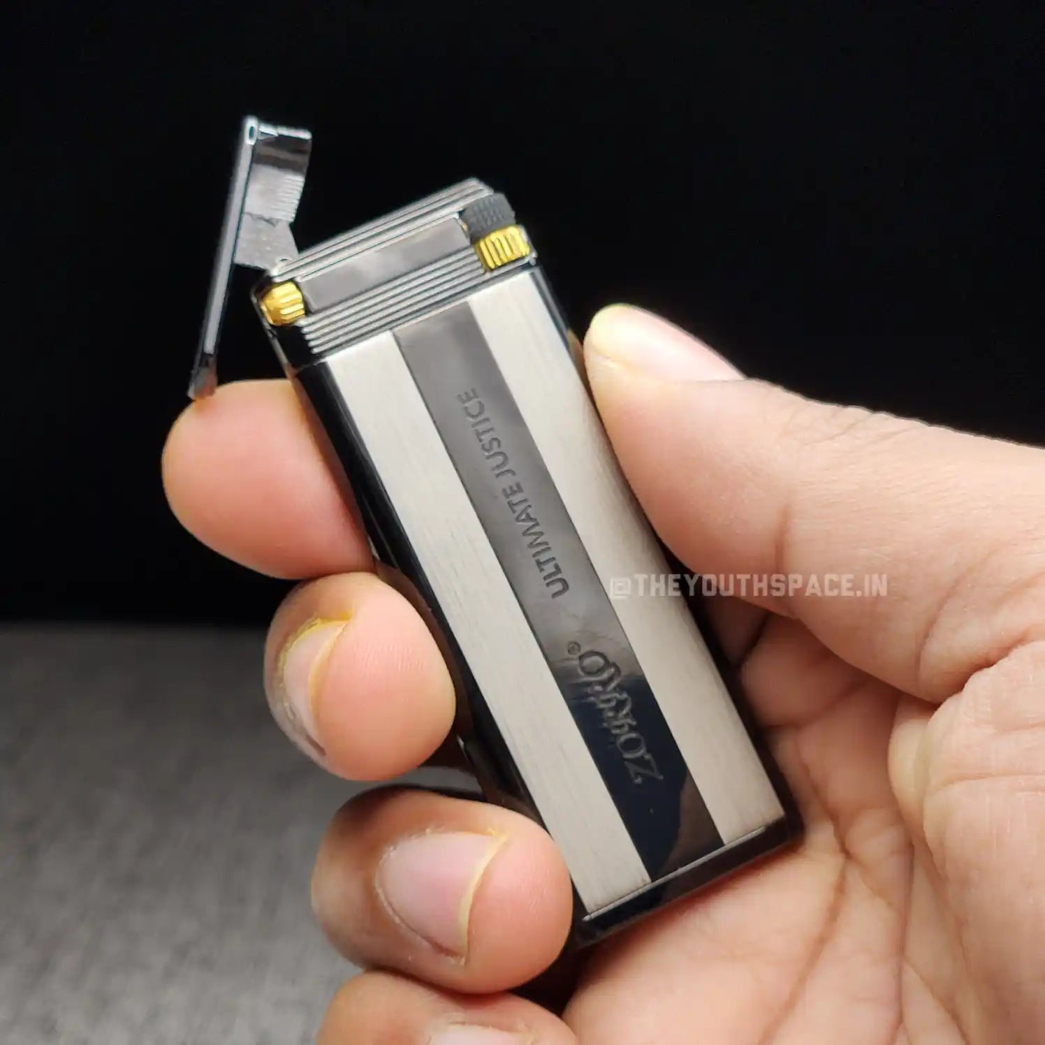 Zorro Ultimate Justice Ultra Slim Brass Lighter