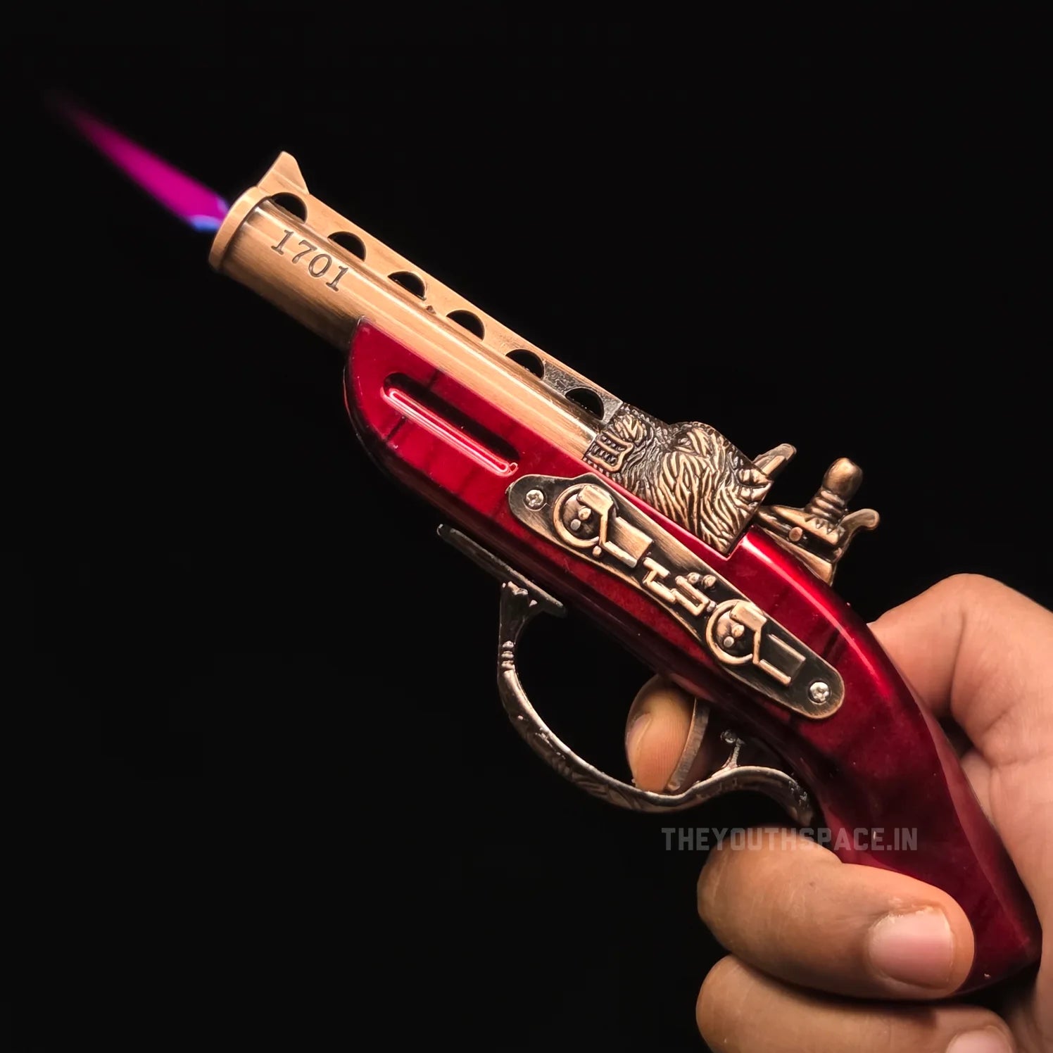 Vintage Flintlock Pistol Style Luxury Lighter – Collectible Showpiece