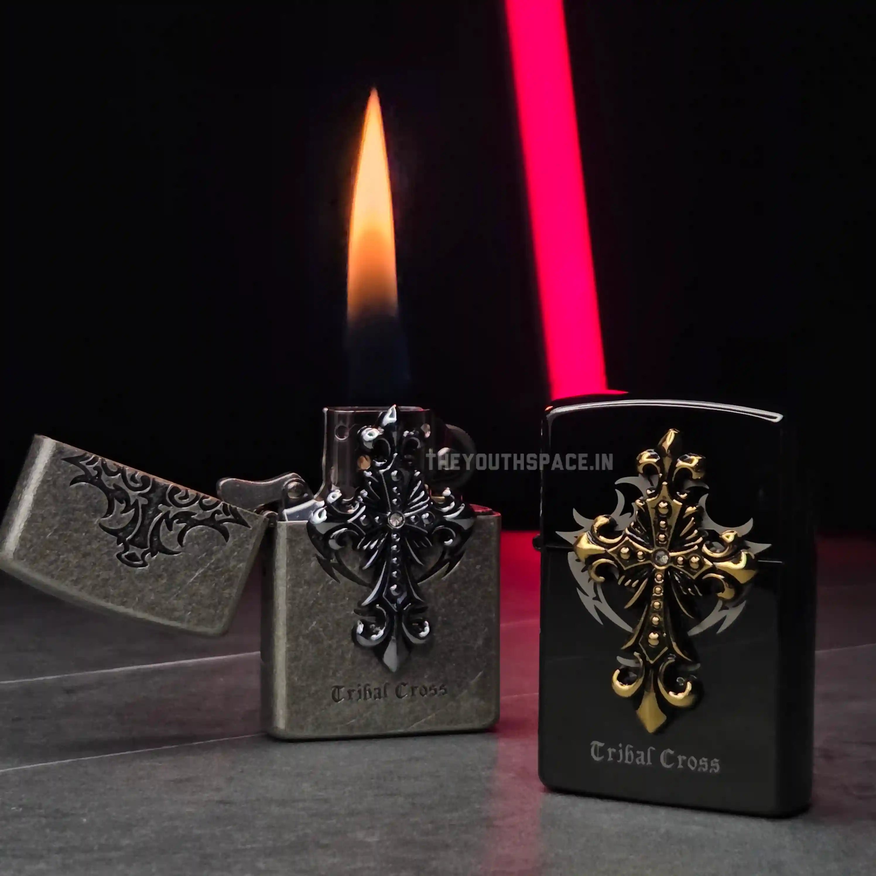 Zorro Ultimate Justice Brass Tribal Cross Lighter 2026