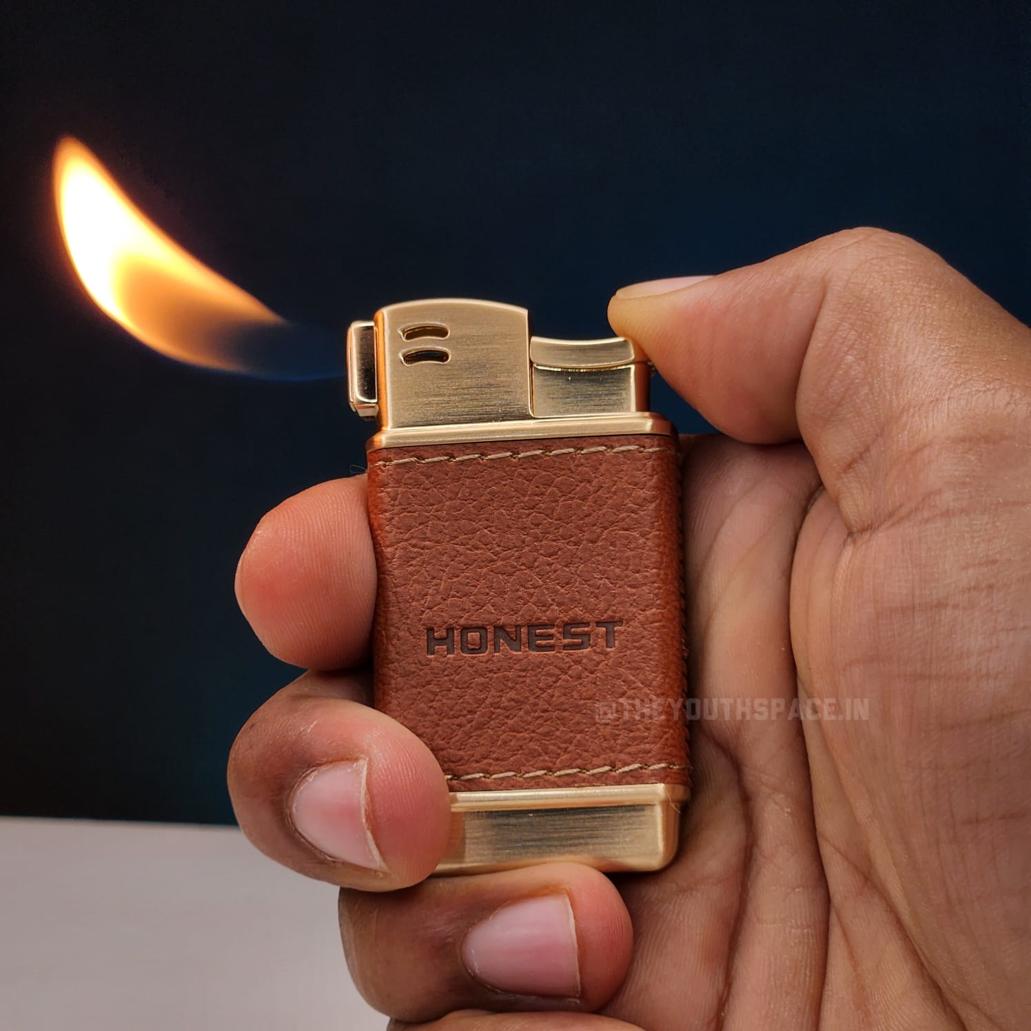 Leather Finished Lighter
