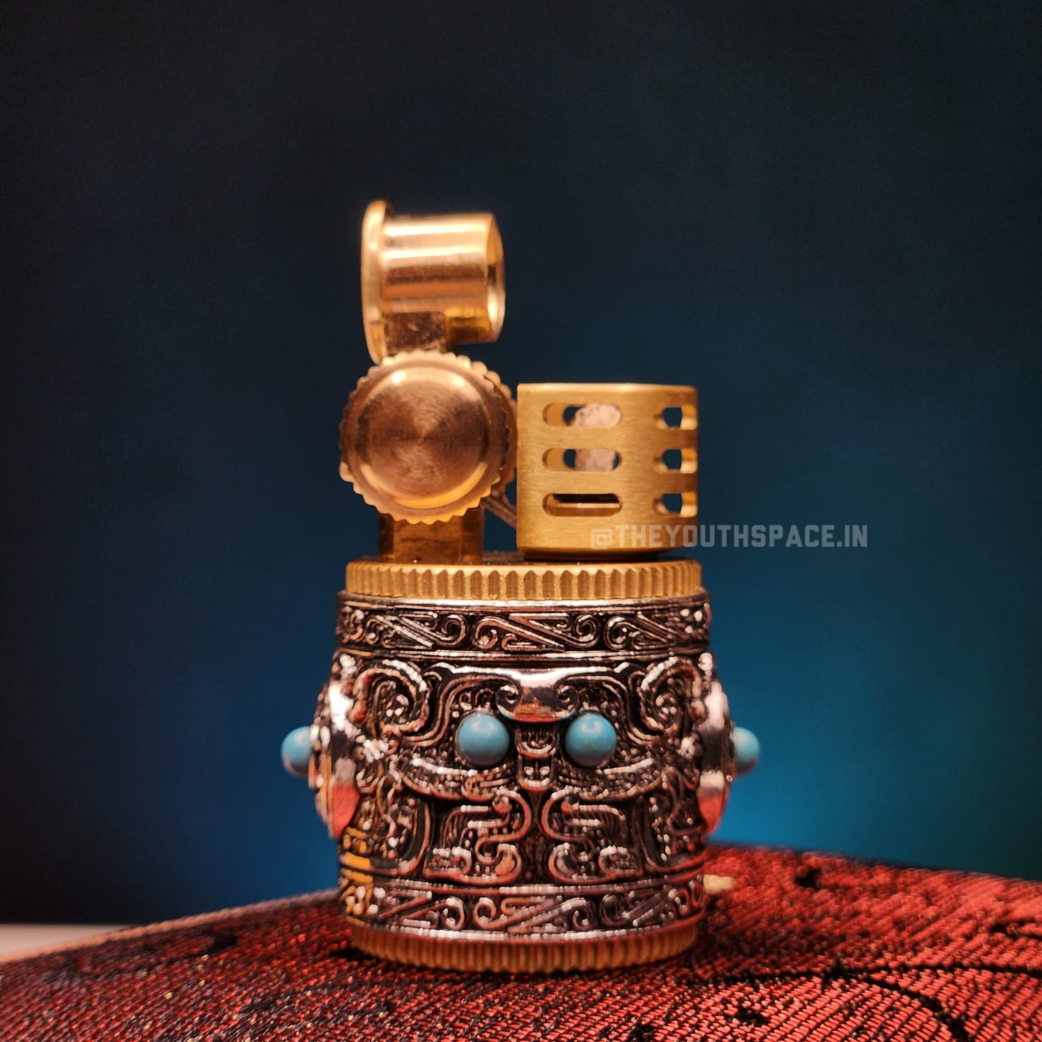 Chief Tibetan Vintage Kerosene Lighter (Brass)