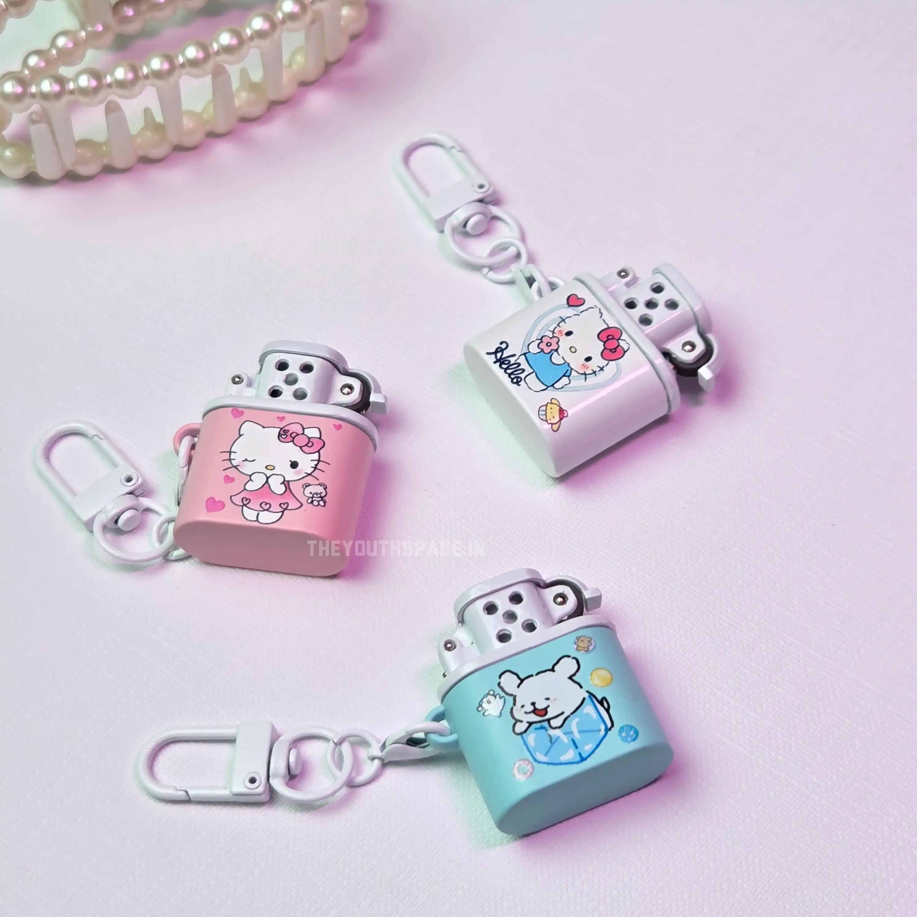 Cute Kitty Mini Keychain Lighter