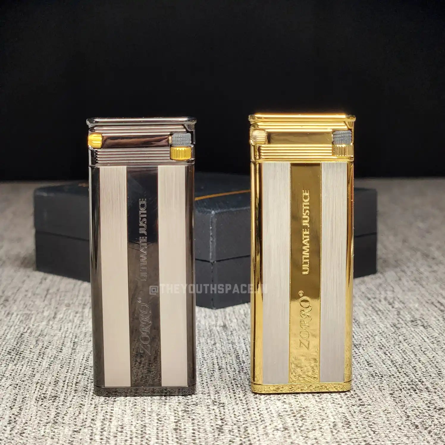 Zorro Ultimate Justice Ultra Slim Brass Lighter