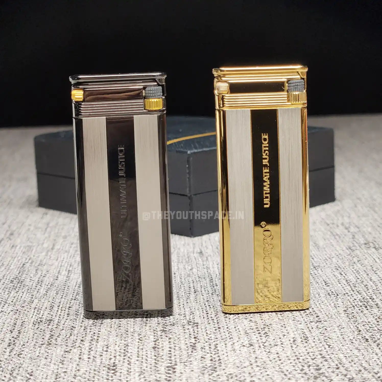 Zorro Ultimate Justice Ultra Slim Brass Lighter