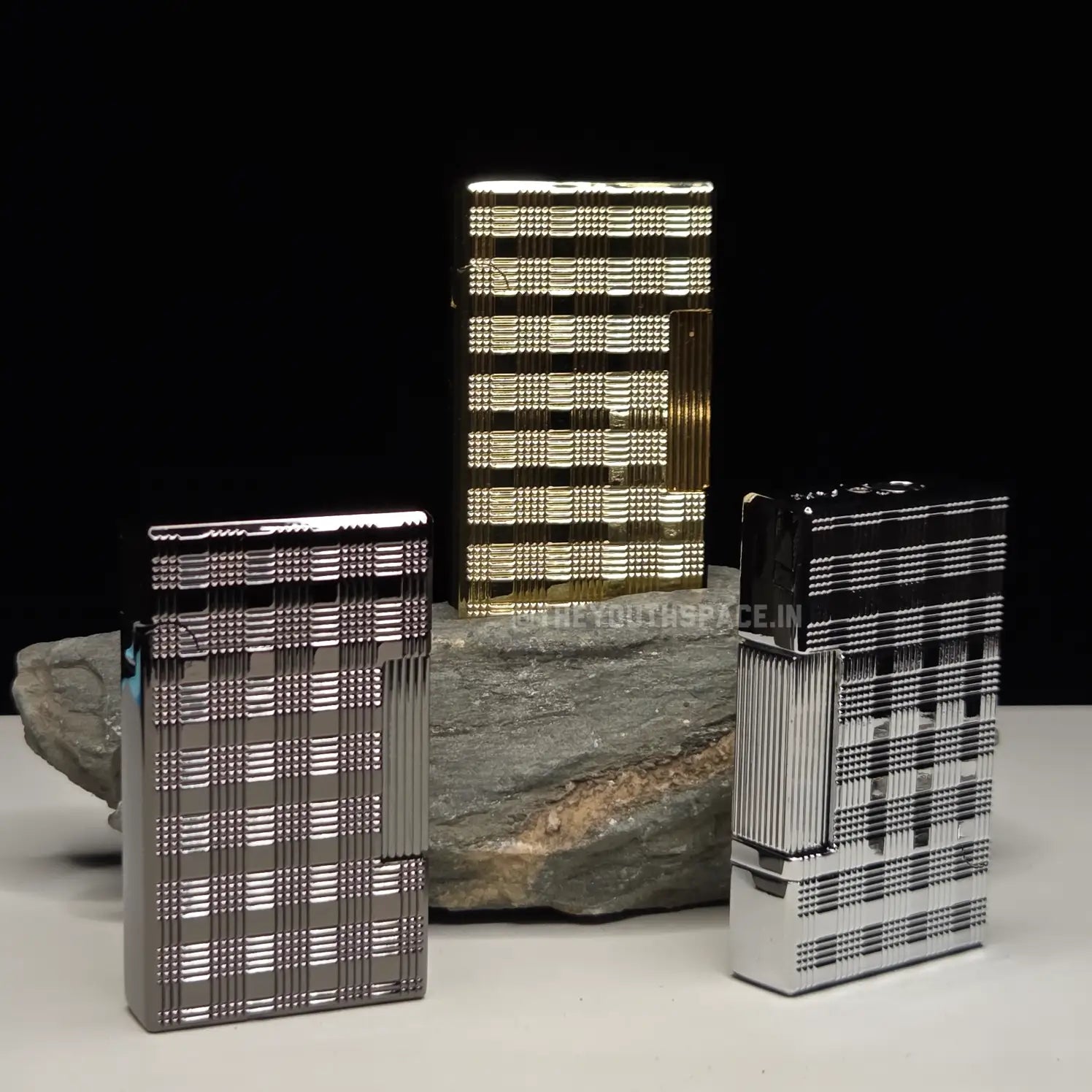 Iron Check Side-Press Jet Lighter