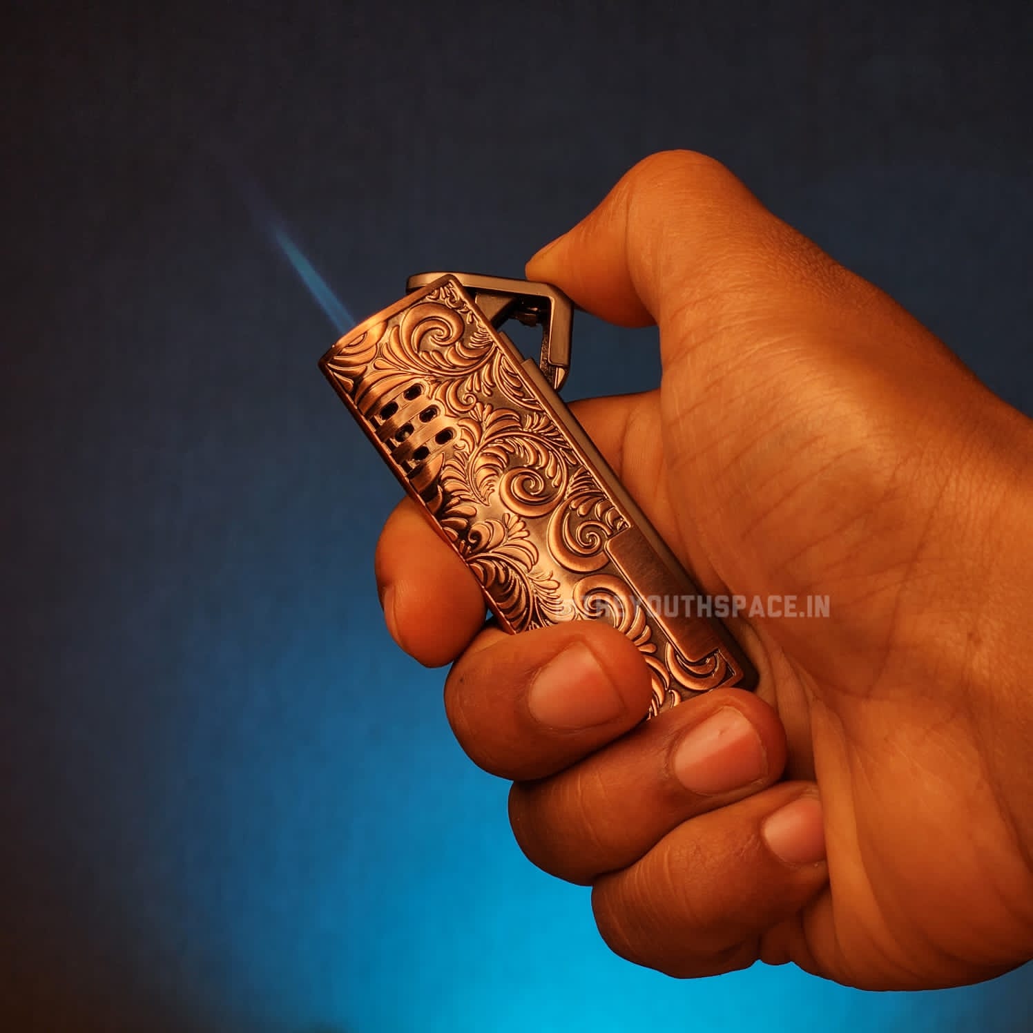 Carvaan Flame Jet Lighter(Metallic)