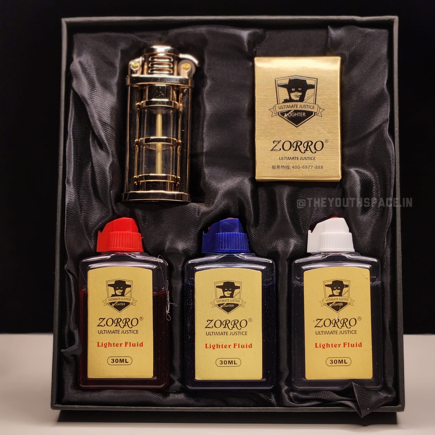 ZORRO Ultimate Justice Vintage Lighter Gift Set