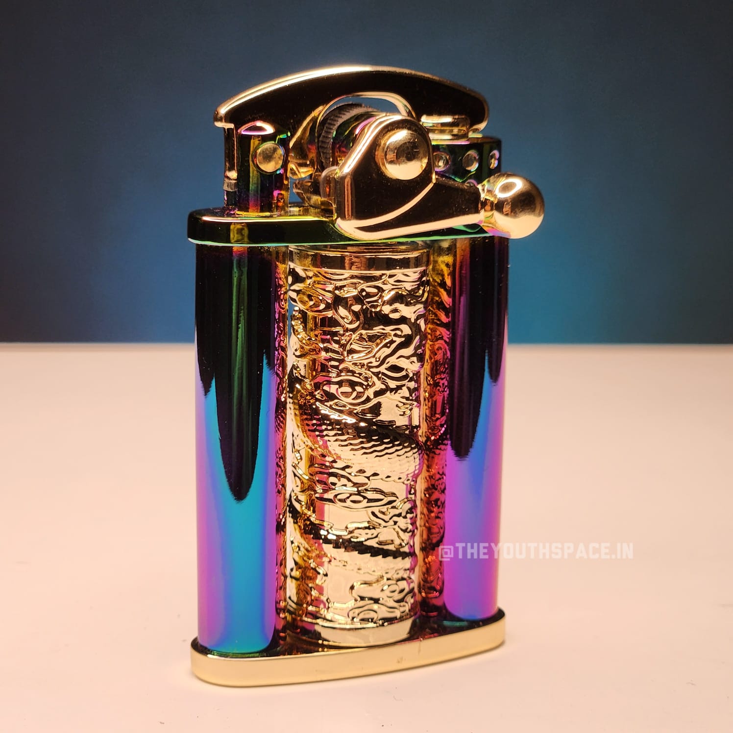 Original Zorro Rotating Dragon Column Rocker Arm Lighter