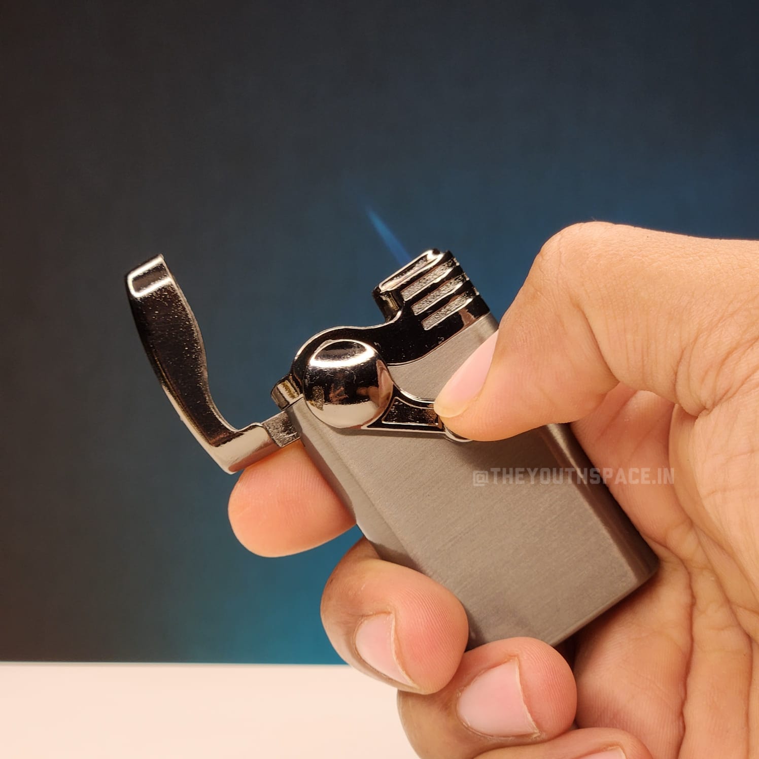 Rocker Arm Jet Flame Lighter (Metallic) Code 2