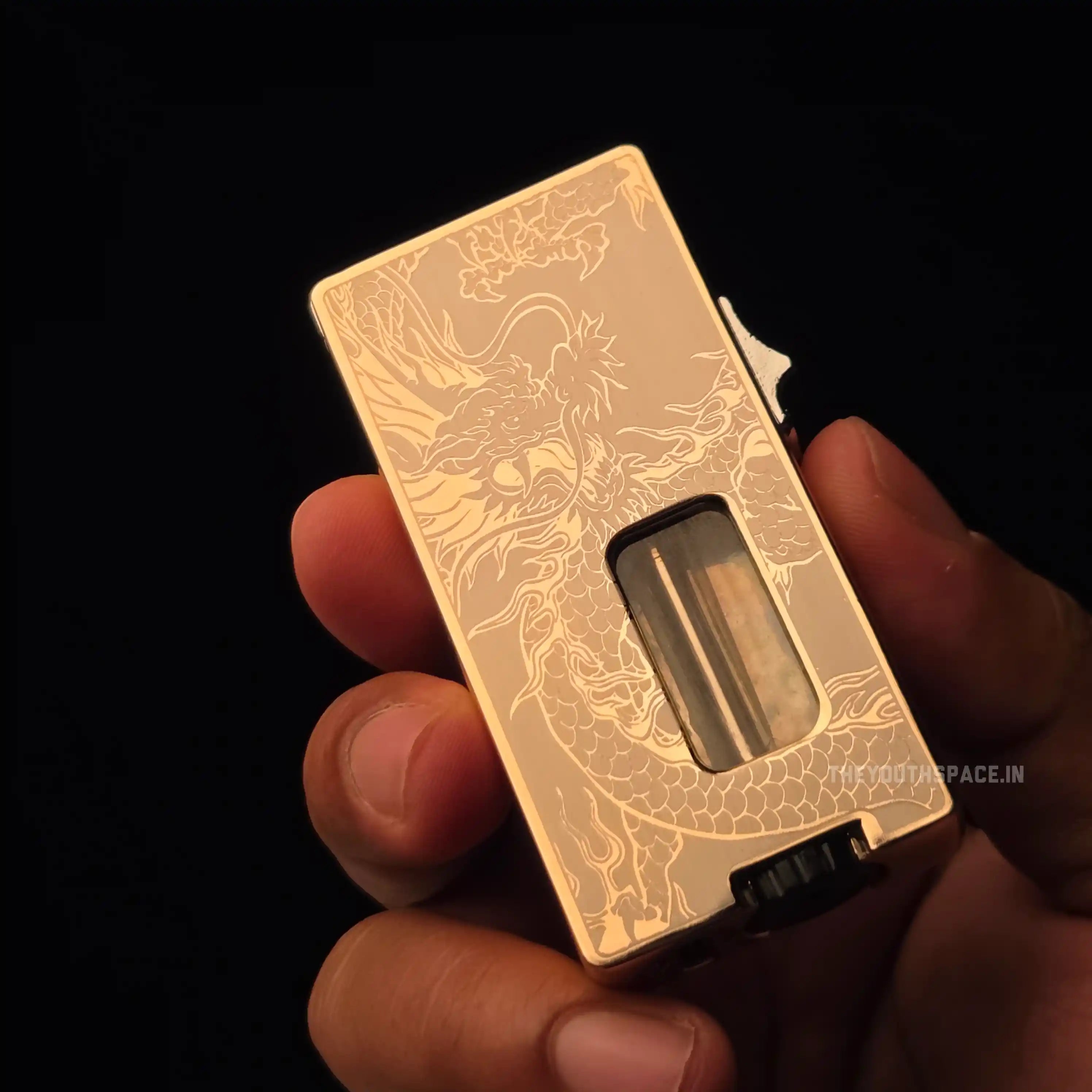 Dragon Ultra Wide Flame Shake-Ignition Lighter