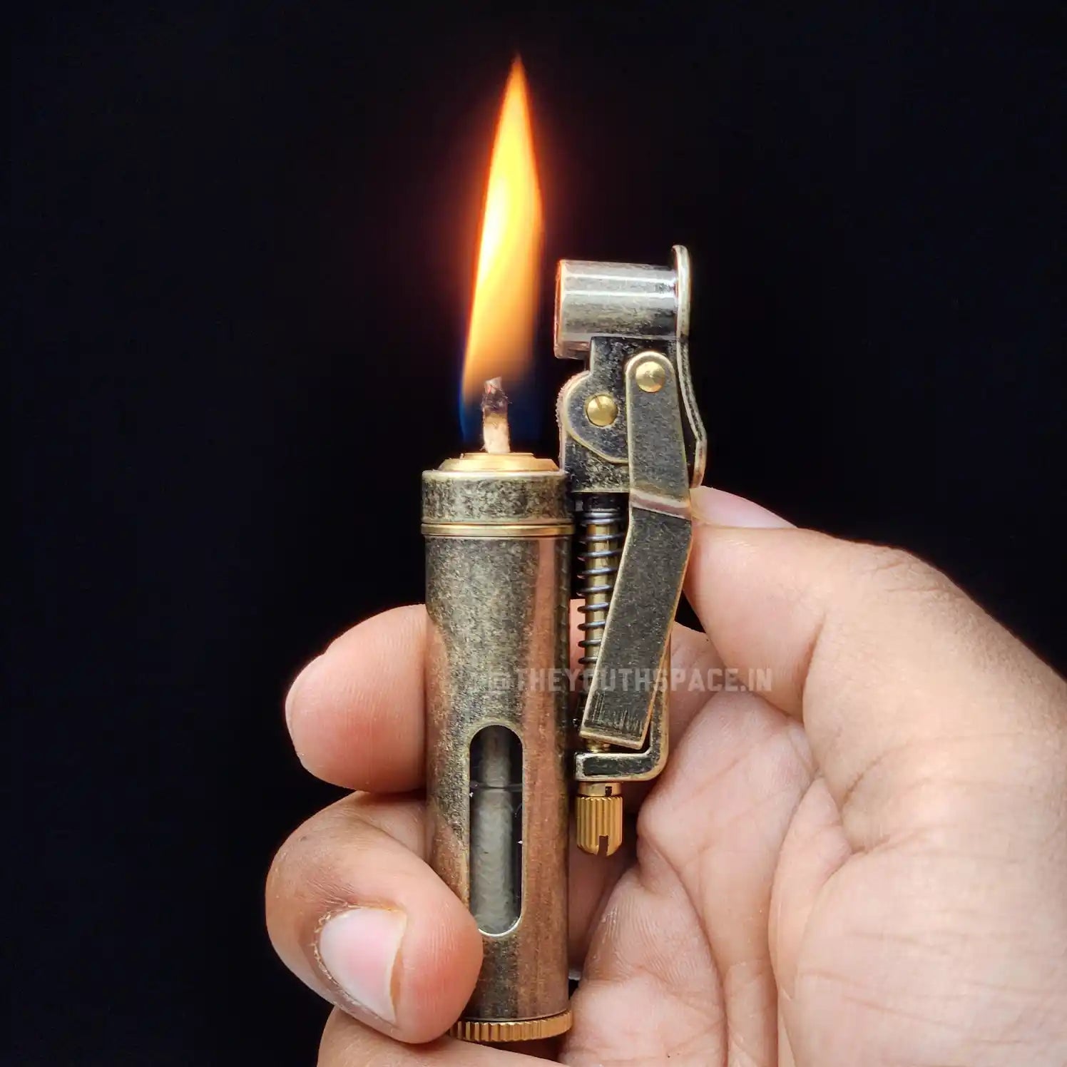 Antique Side-Lever Kerosene Lighter