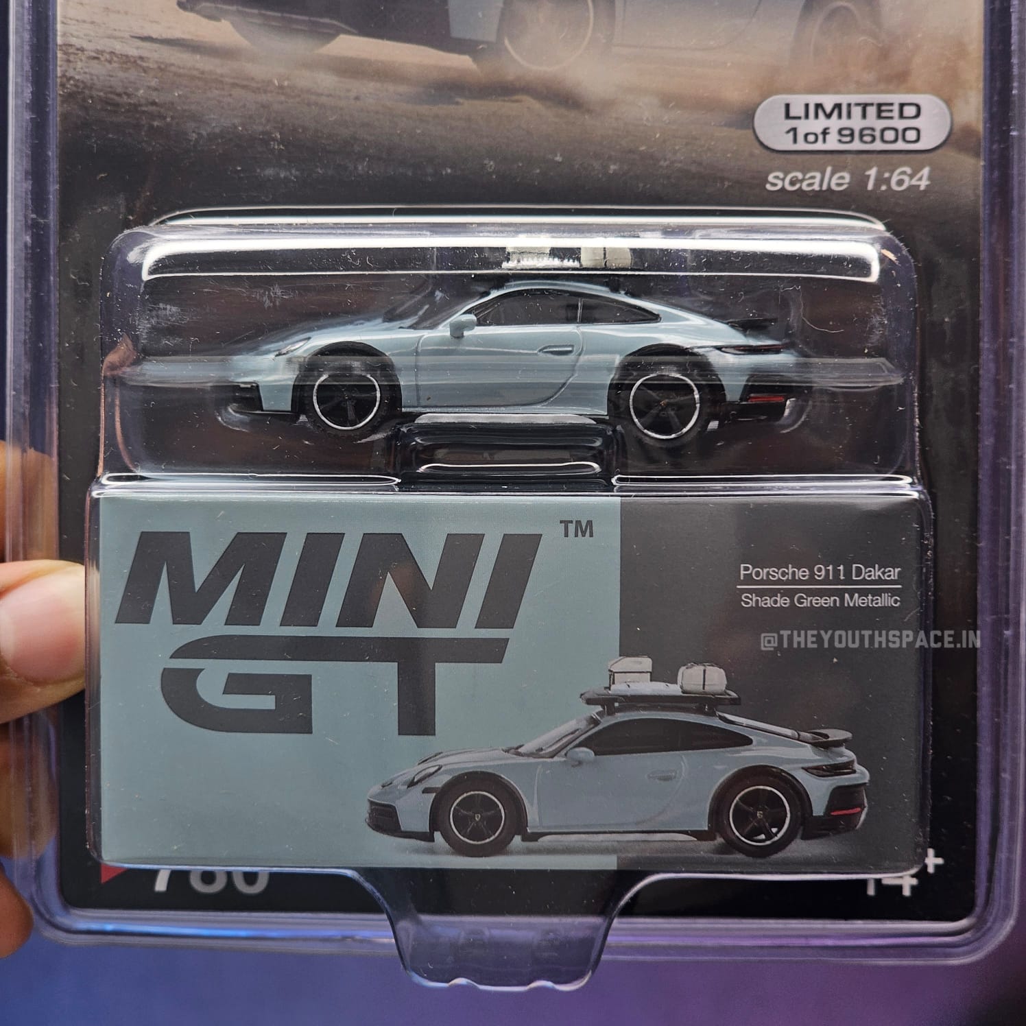 Mini GT Porsche 911 Dakar Shade Green Metallic Limited edition (Imported)