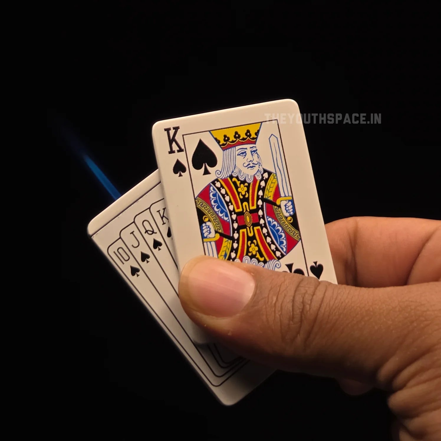 Spade Card Jet Lighter