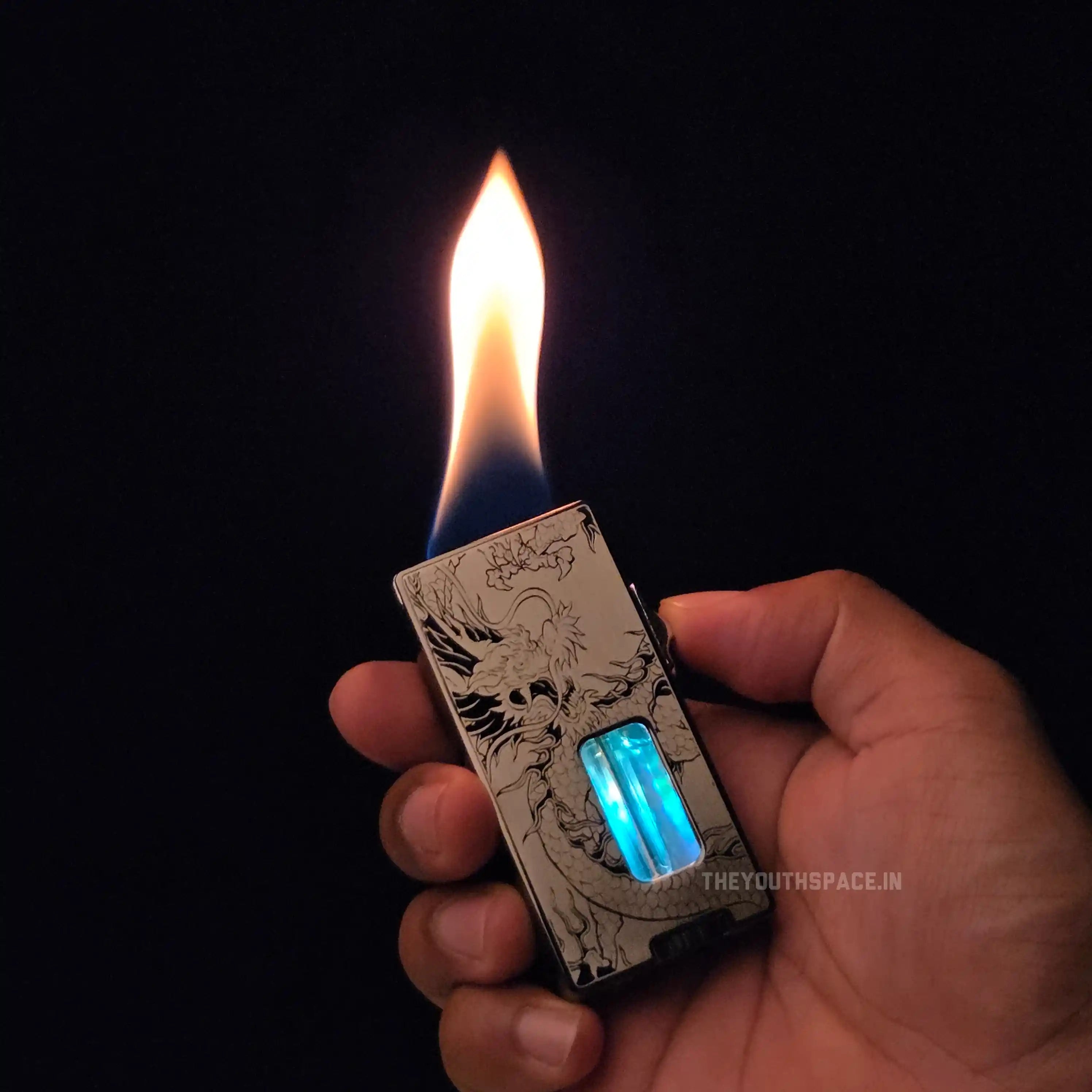 Dragon Ultra Wide Flame Shake-Ignition Lighter