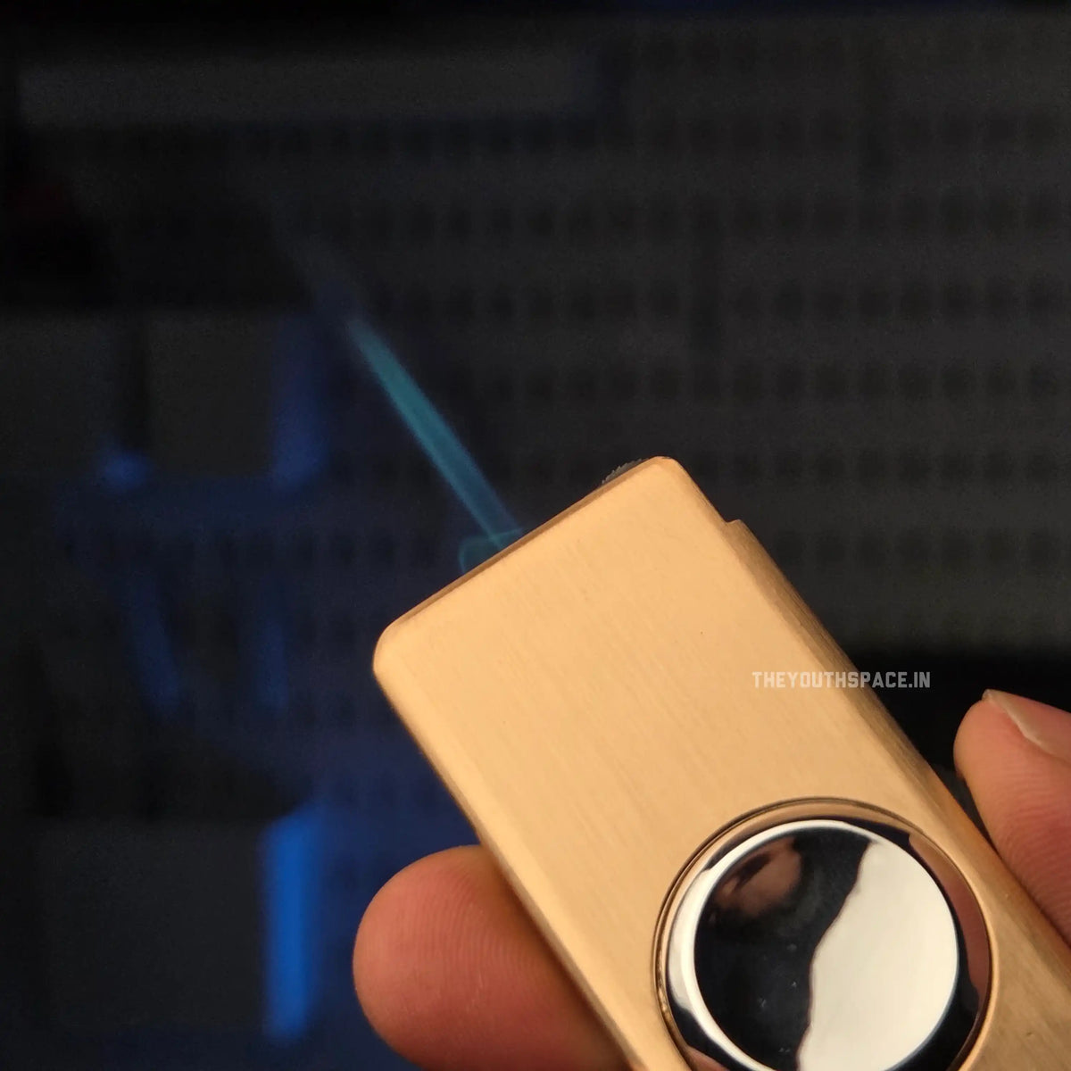 Fidget Spinner Jet Flame Lighter (Metallic)
