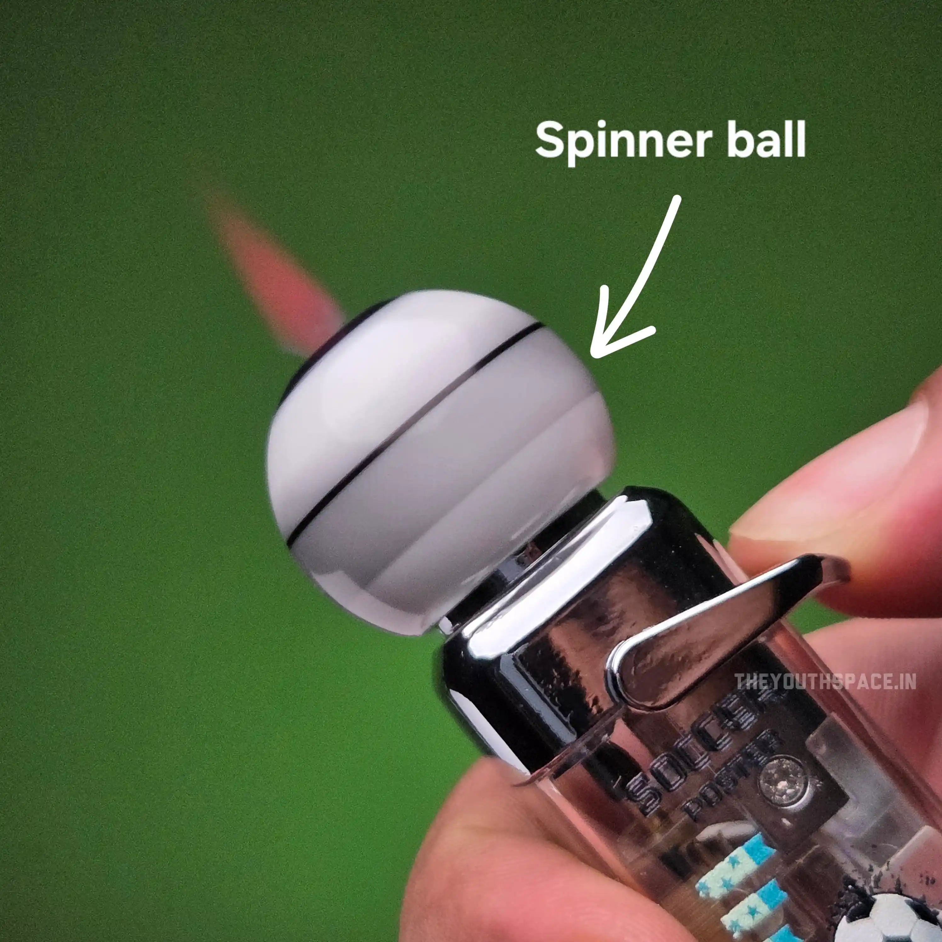 Football Spinner Red Flame Jet Lighter