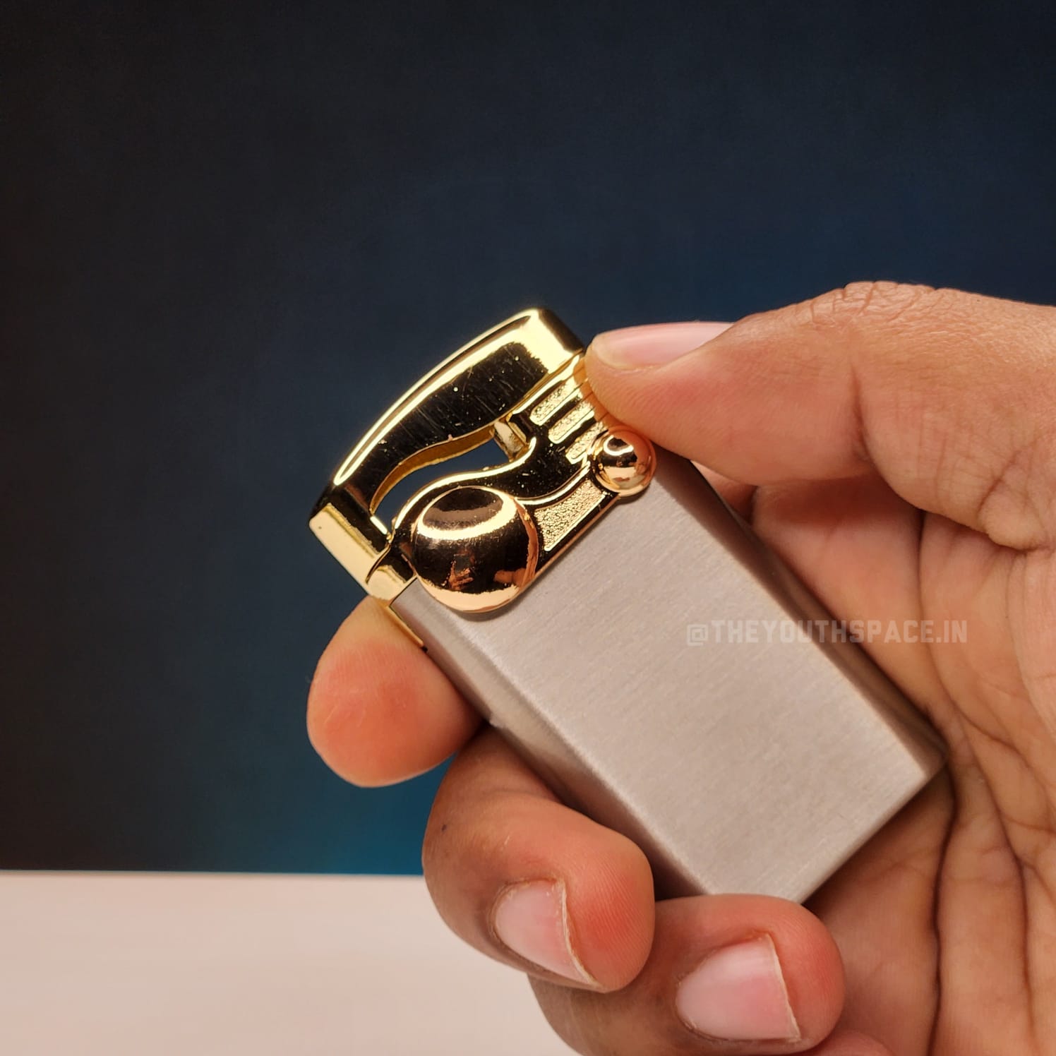 Rocker Arm Jet Flame Lighter (Metallic) Code 2