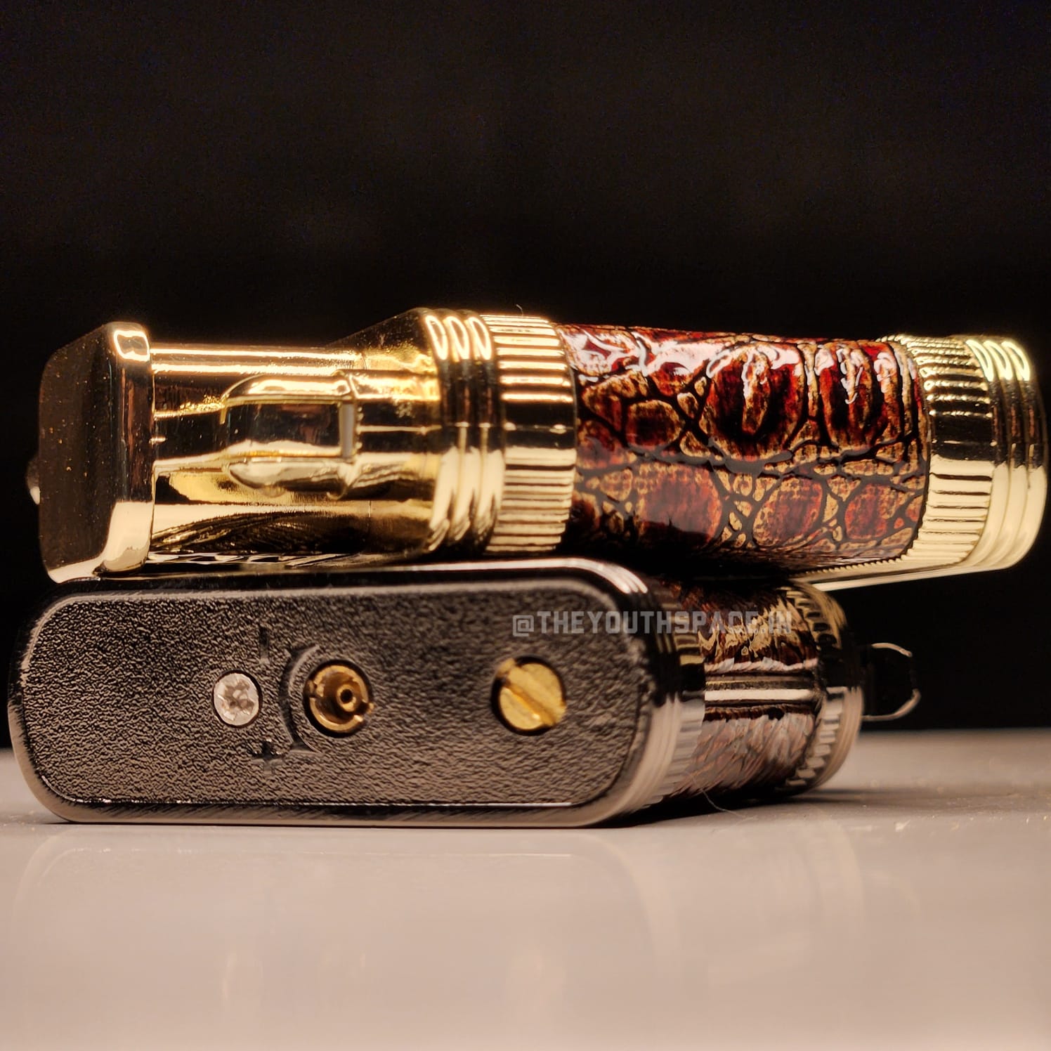 Leather finish lighter