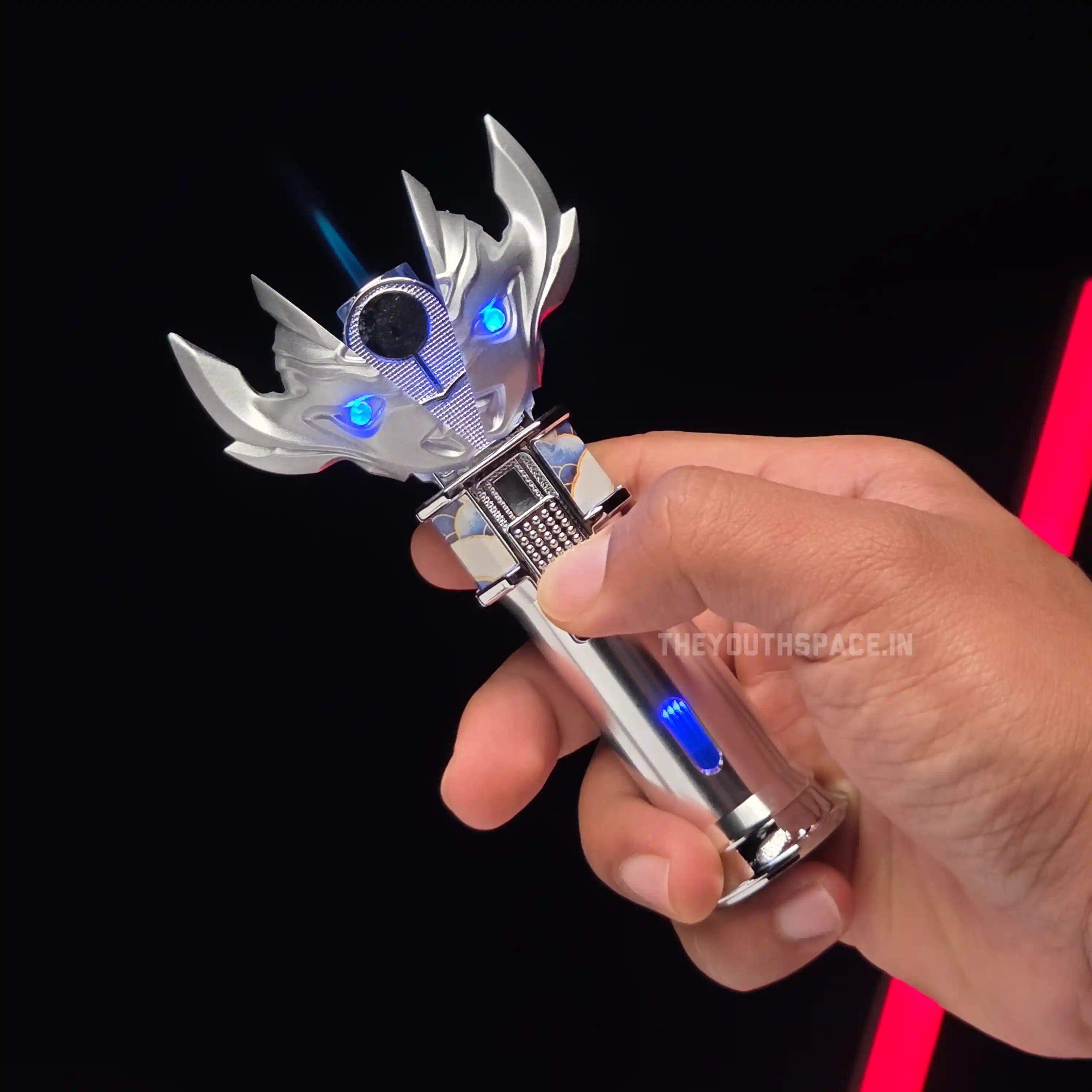 Split-Core Ultraman Tiga Spark Lens Torch Jet Lighter