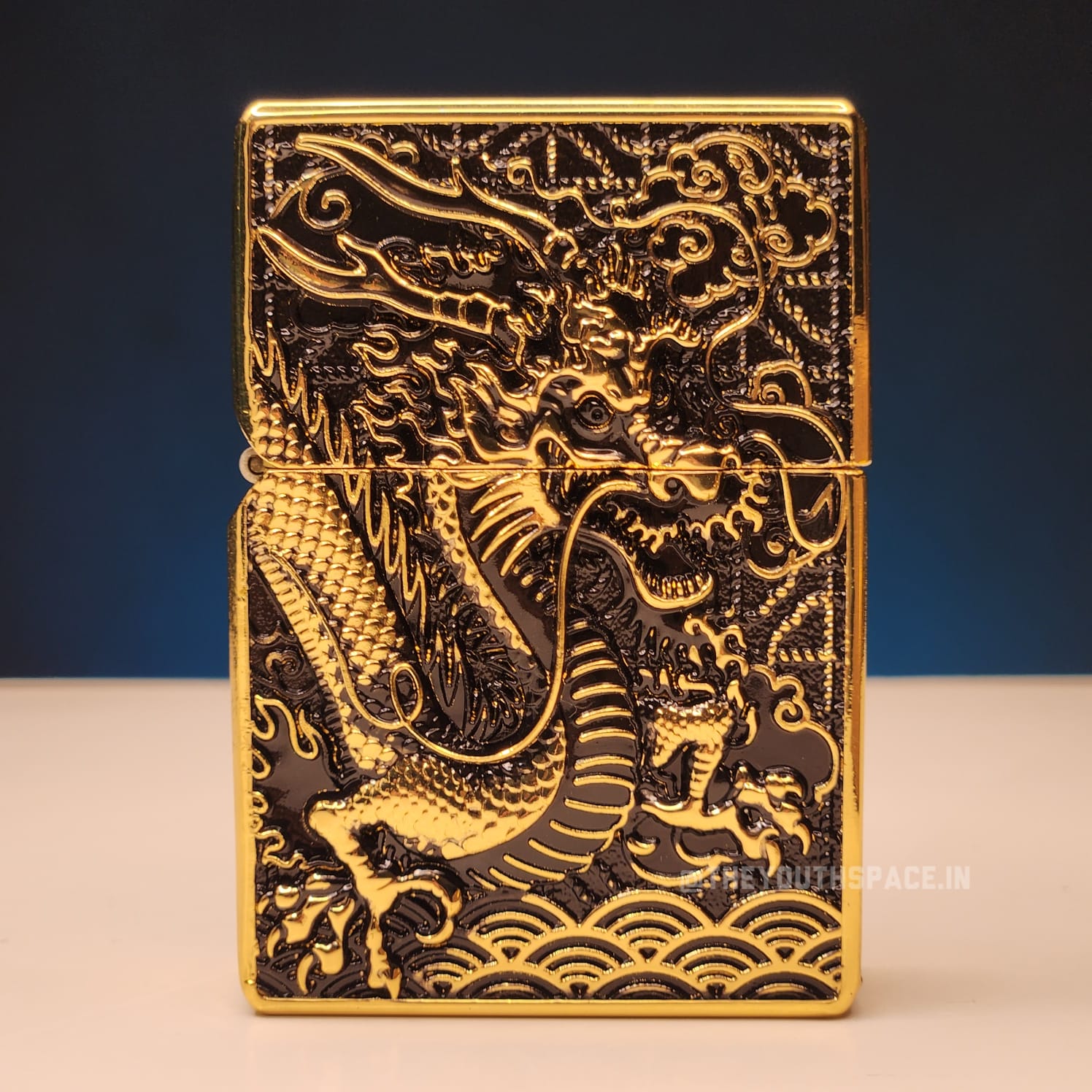 Ultra Premium Zorro Ultimate Justice Brass Antique Dragon Embossed Lighter