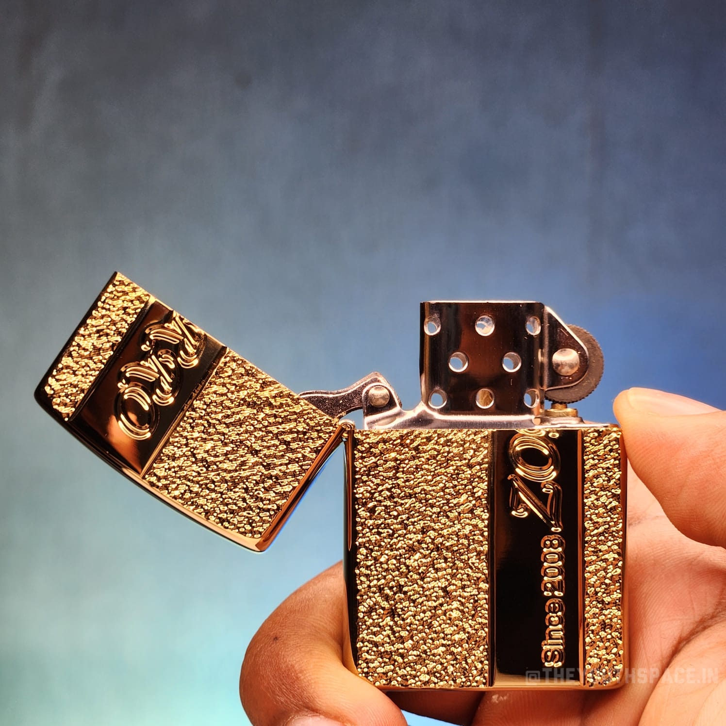 ZORRO ULTIMATE JUSTICE BRASS METALLIC GOLD COLOR LIGHTER 23HK