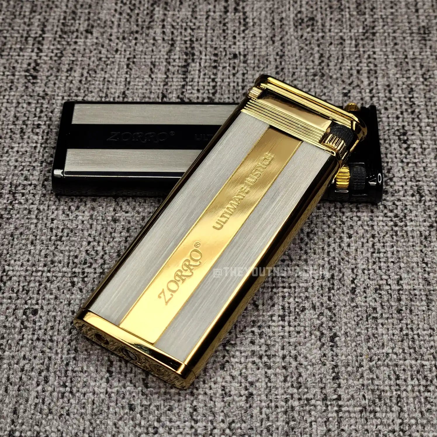 Zorro Ultimate Justice Ultra Slim Brass Lighter