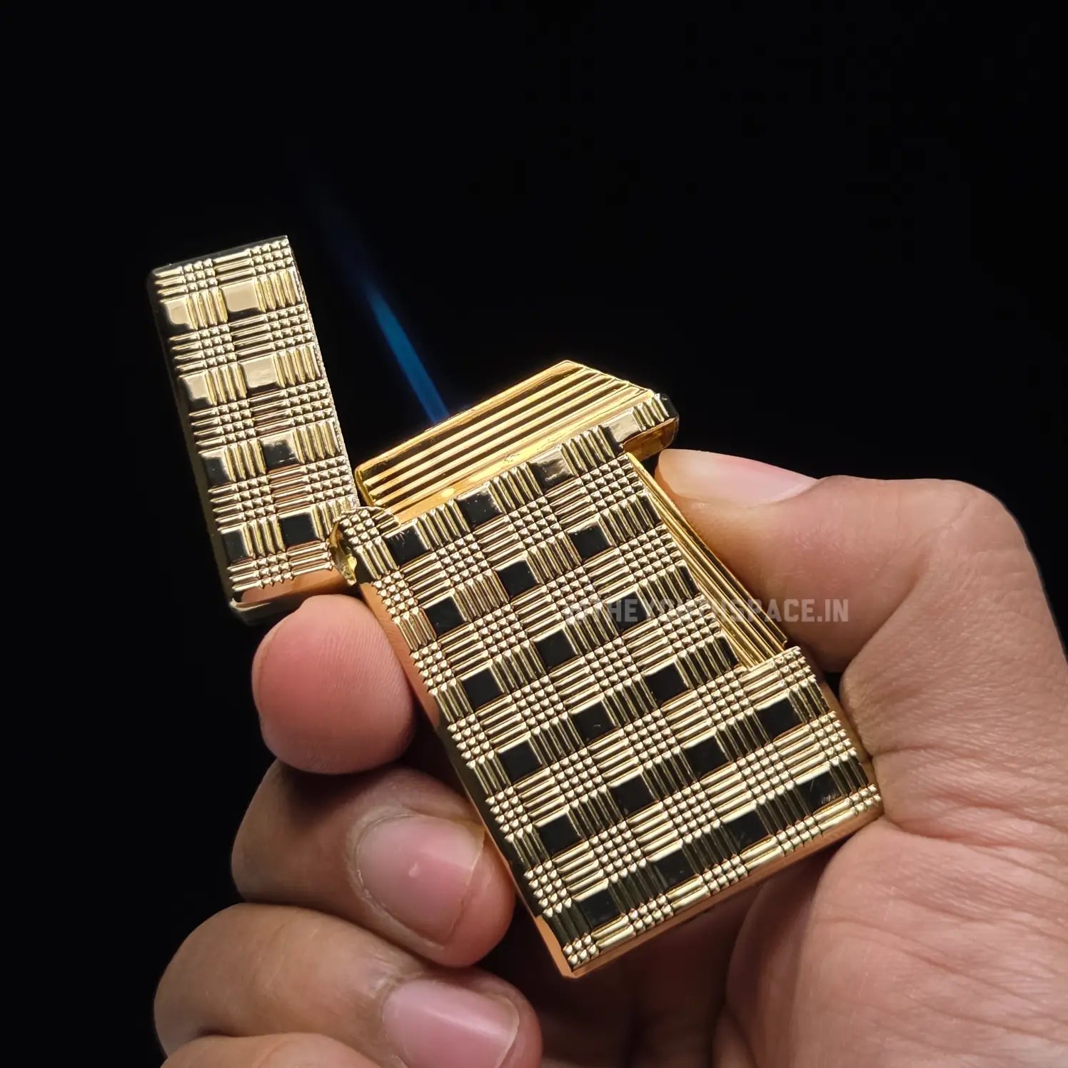 Iron Check Side-Press Jet Lighter