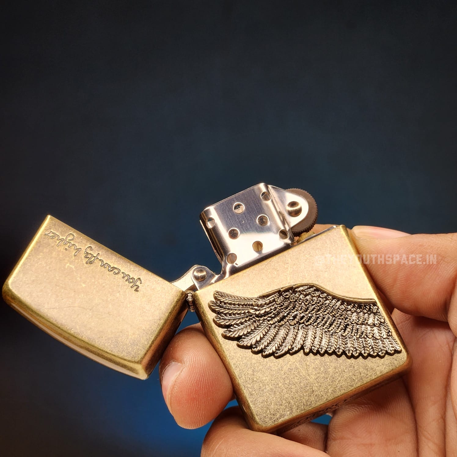 ZORRO ULTIMATE JUSTICE BRASS ANTIQUE WING EMBOSSED LIGHTER 2025