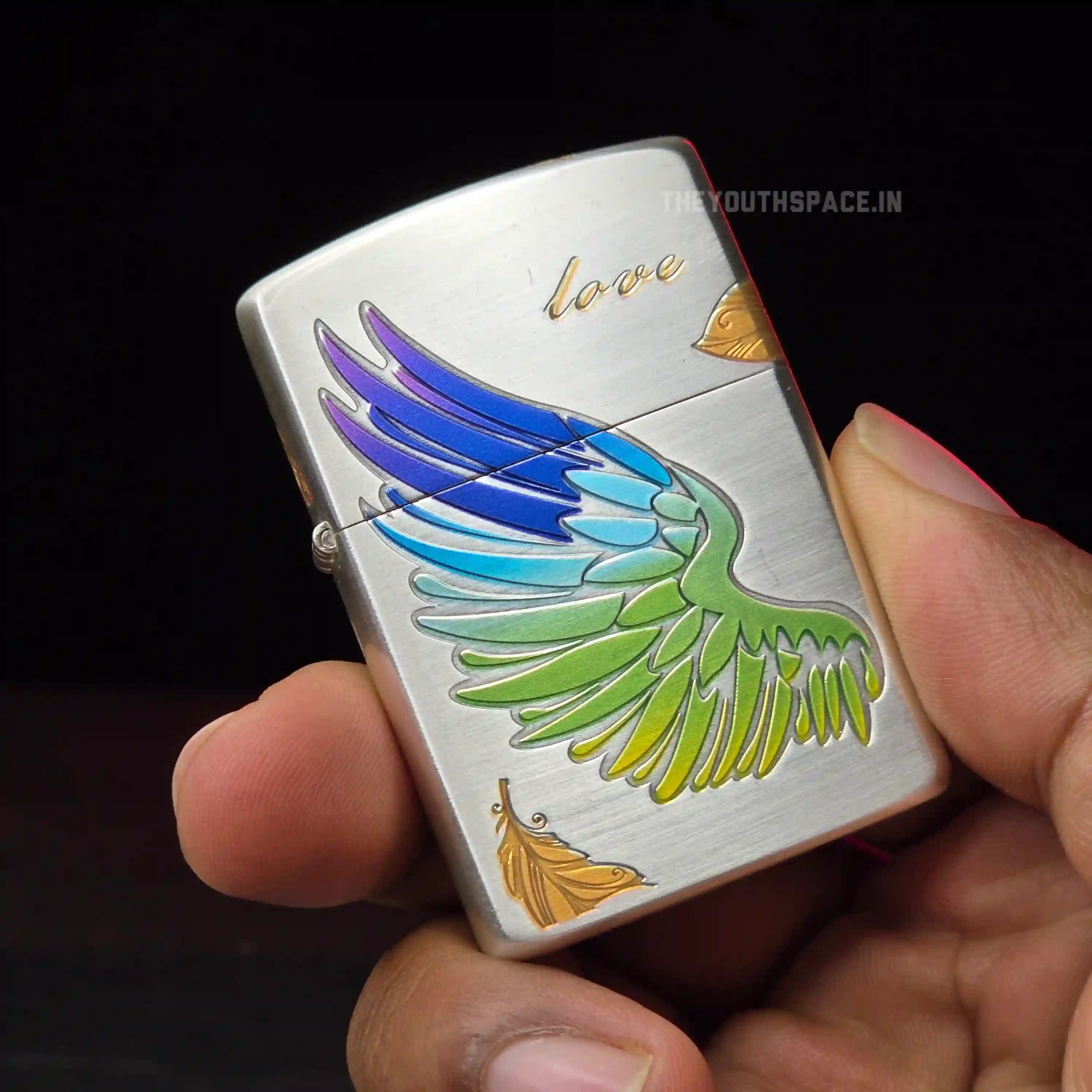ZORRO Ultimate Justice Brass Multicoloured Angel Wing Lighter 2025
