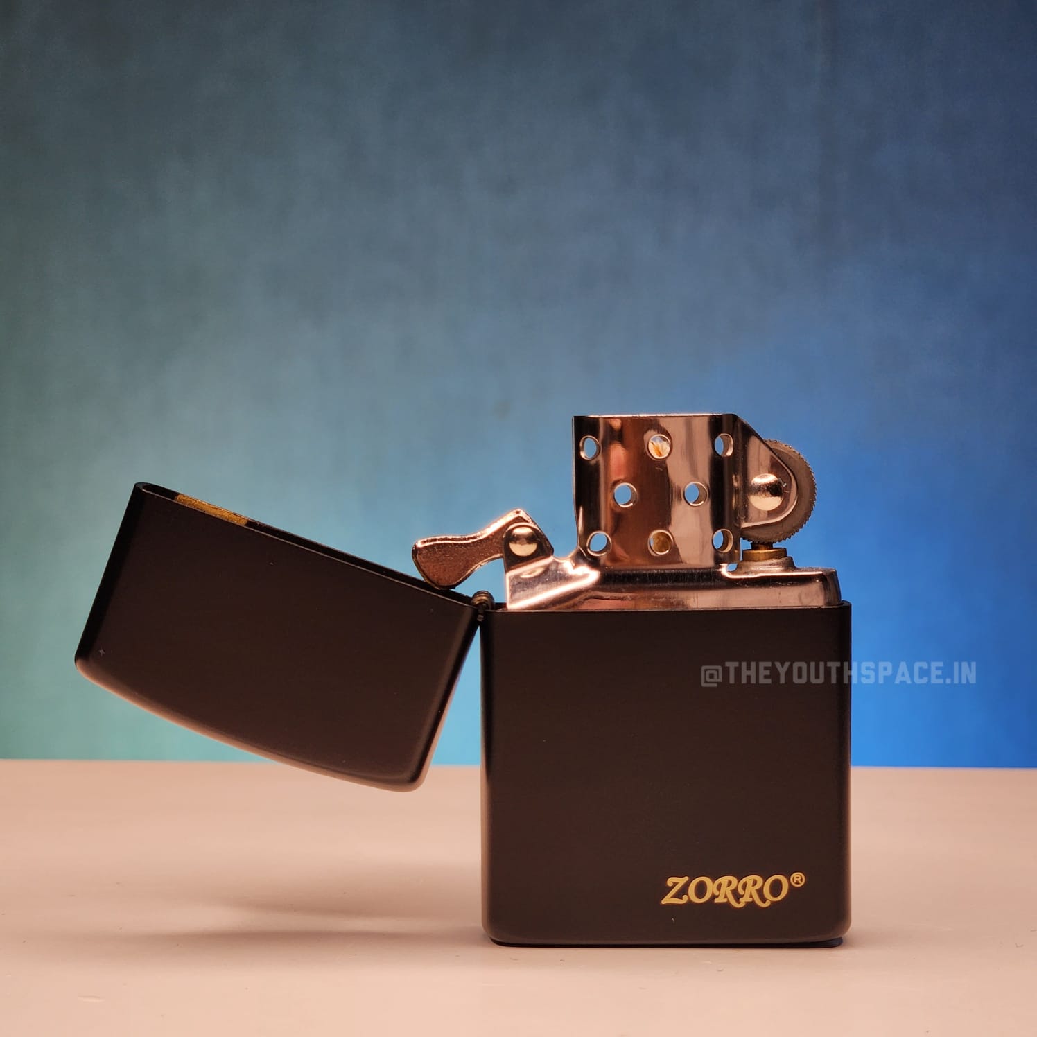 ZORRO ULTIMATE JUSTICE BRASS MATTE BLACK COLOR LIGHTER 23HK