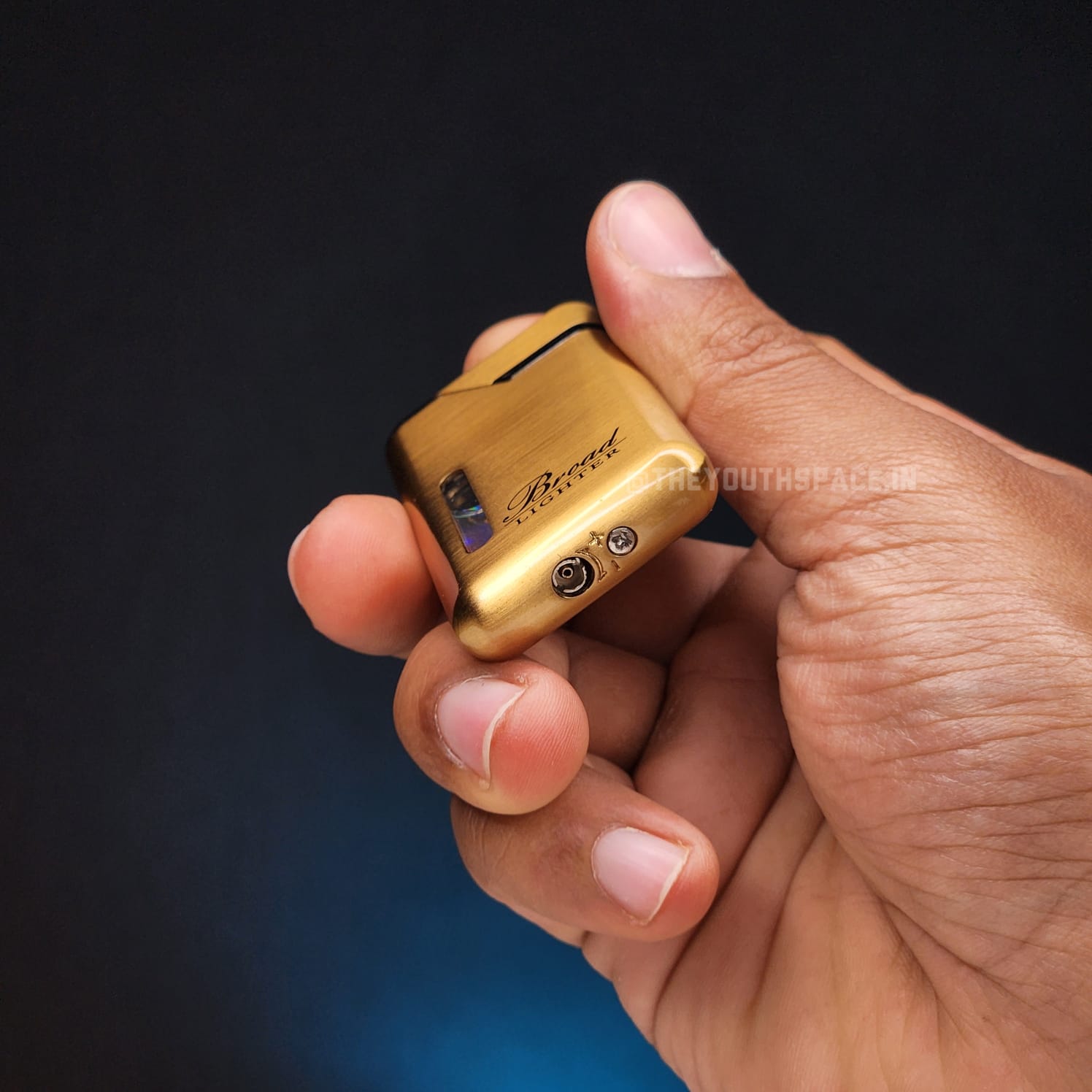 Golden Ember Visible Fuel Tank Lighter