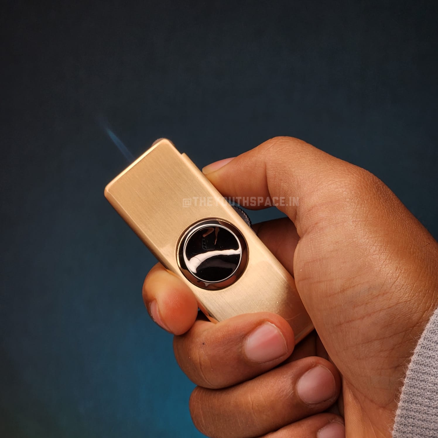 Fidget Spinner Jet Flame Lighter (Metallic)