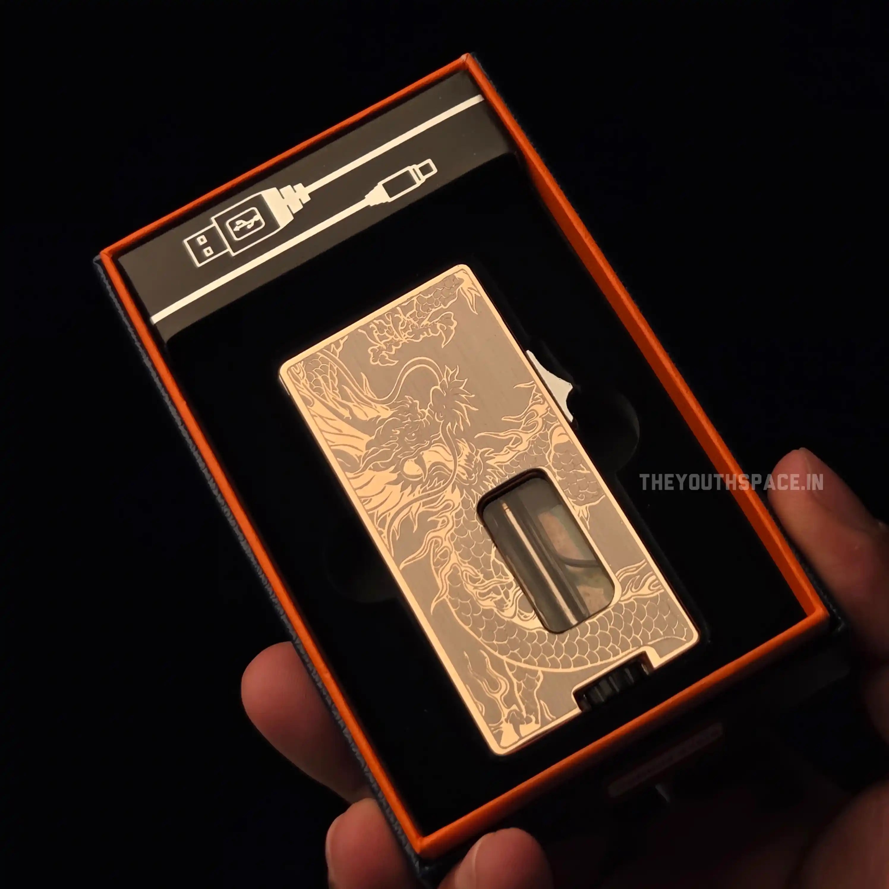 Dragon Ultra Wide Flame Shake-Ignition Lighter