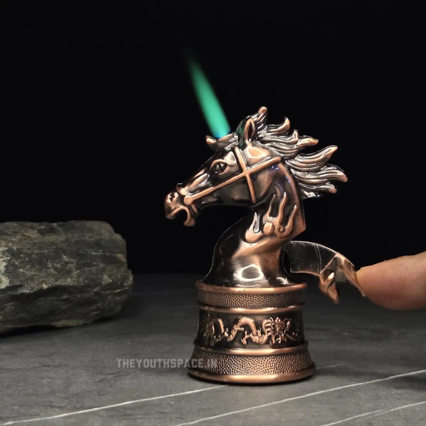 Horse Showpiece Collectible Jet Lighter