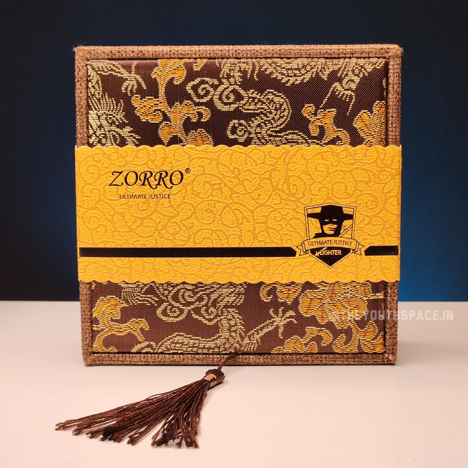 Ultra Premium Zorro Ultimate Justice Brass Antique Dragon Embossed Lighter