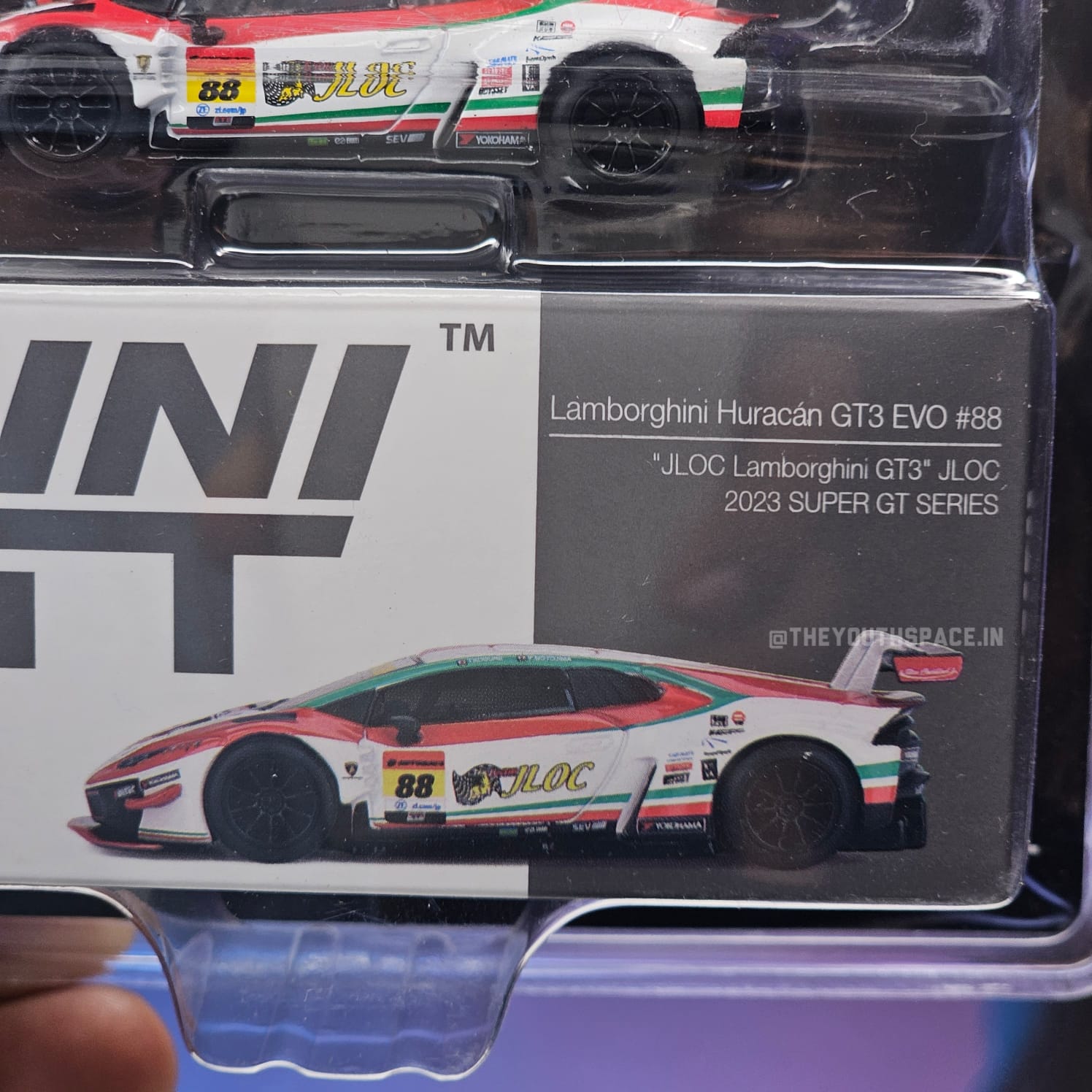 Mini GT Lamborghini Huracán GT3 EVO #88 "JLOC Lamborghini GT3" JLOC 2023 SUPER GT SERIES (Imported)