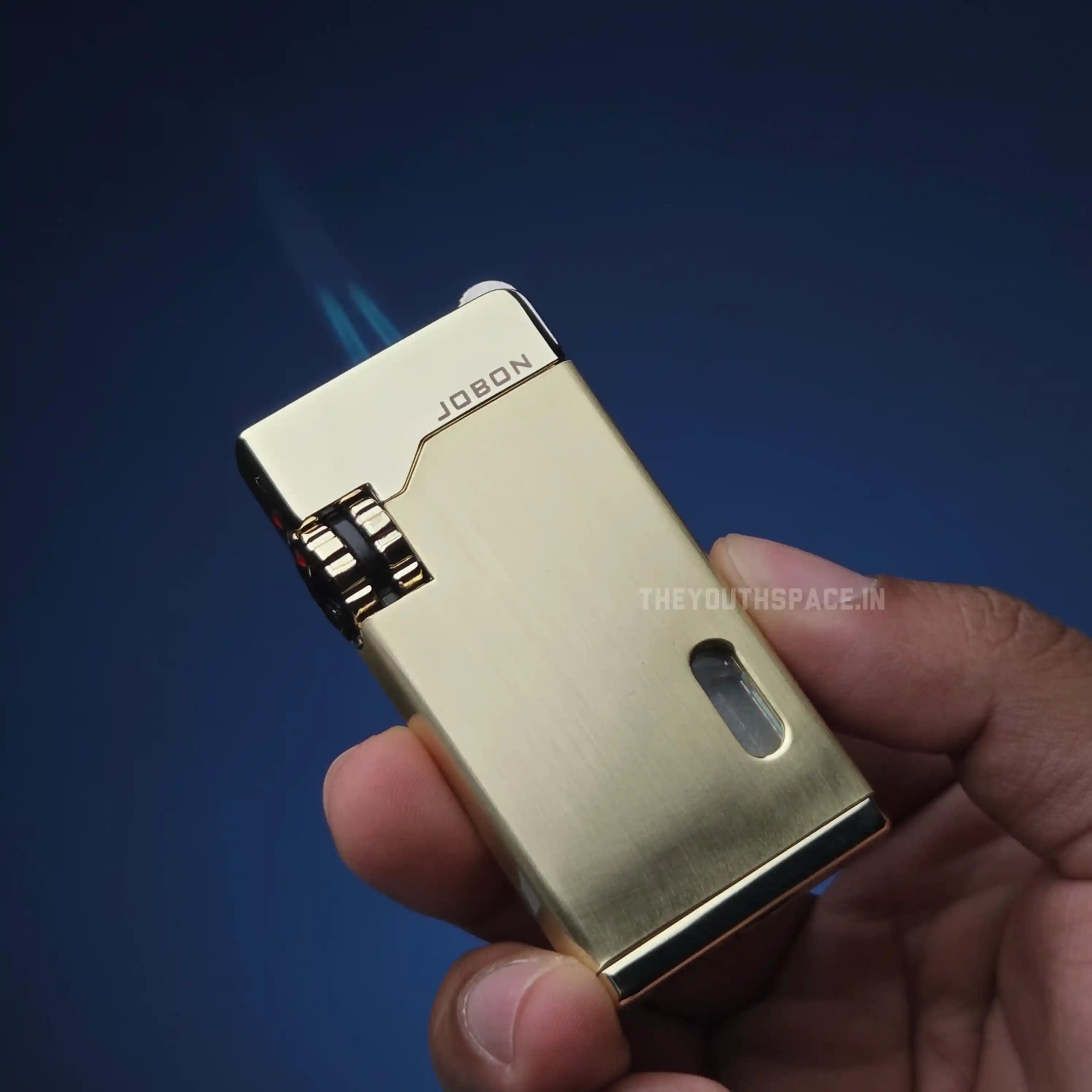 Jobon ZB-999 Turbo Dual Flame Jet Lighter