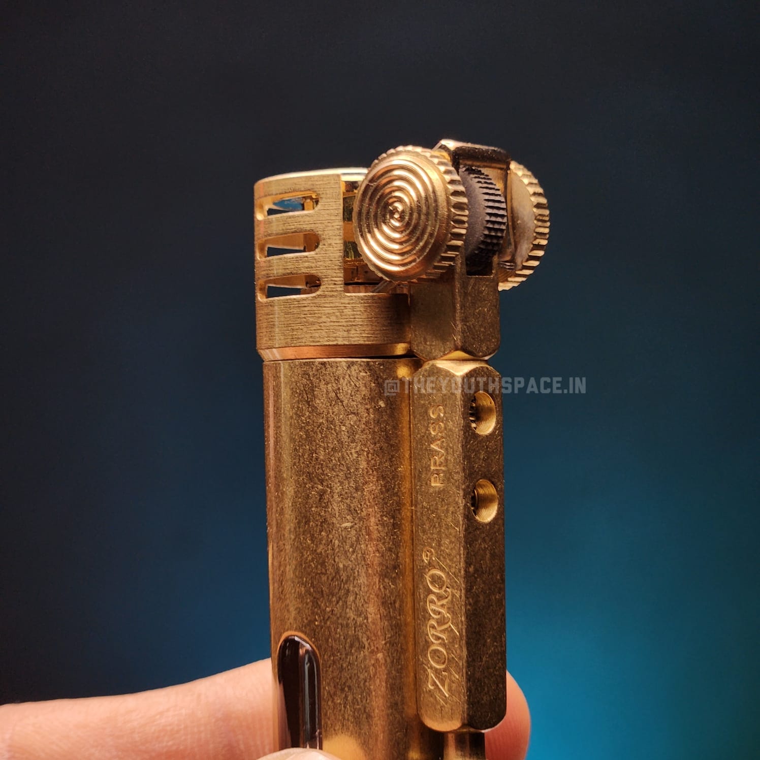 Zorro Siphon 556 Brass Retro Kerosene Lighter