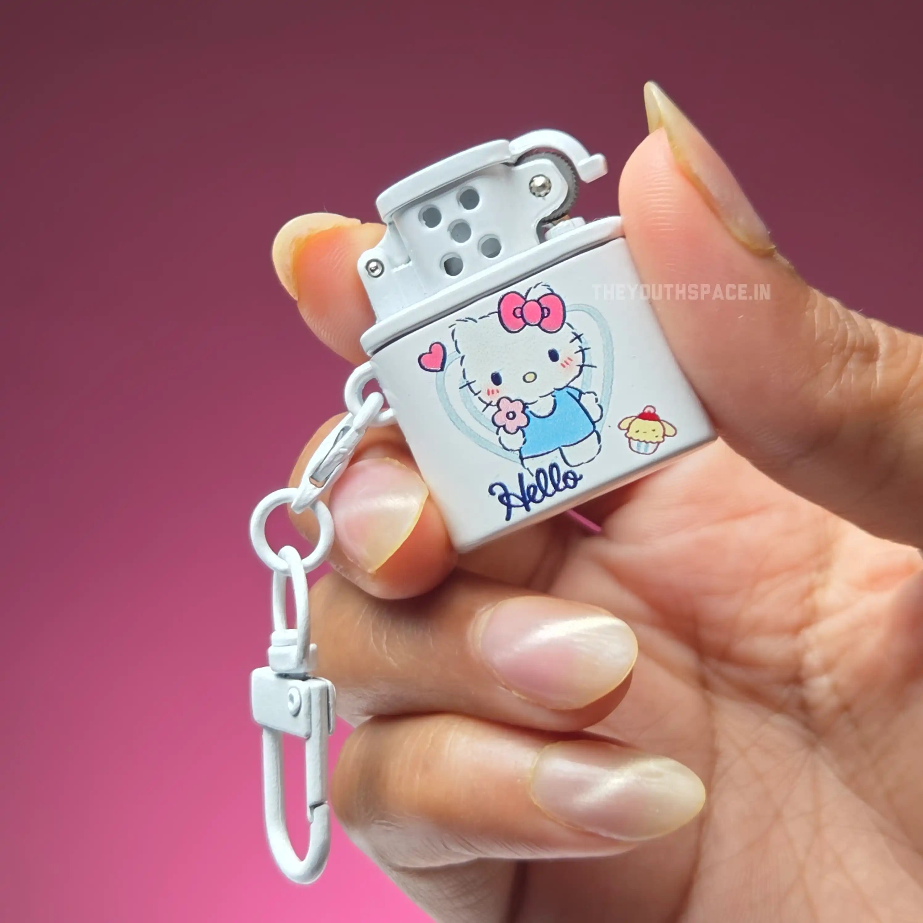 Cute Kitty Mini Keychain Lighter