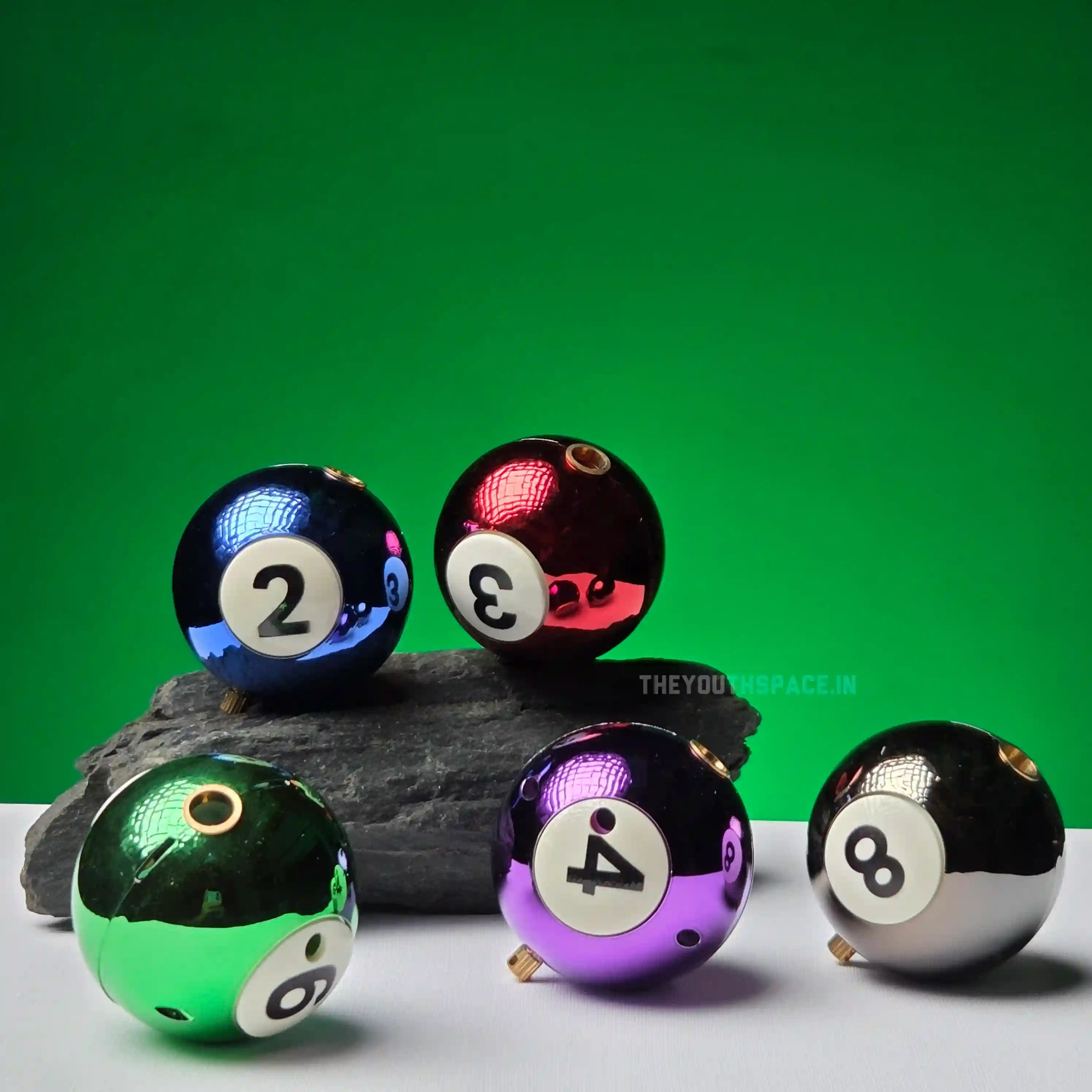 Billiards Pool Ball Spinner Lighter