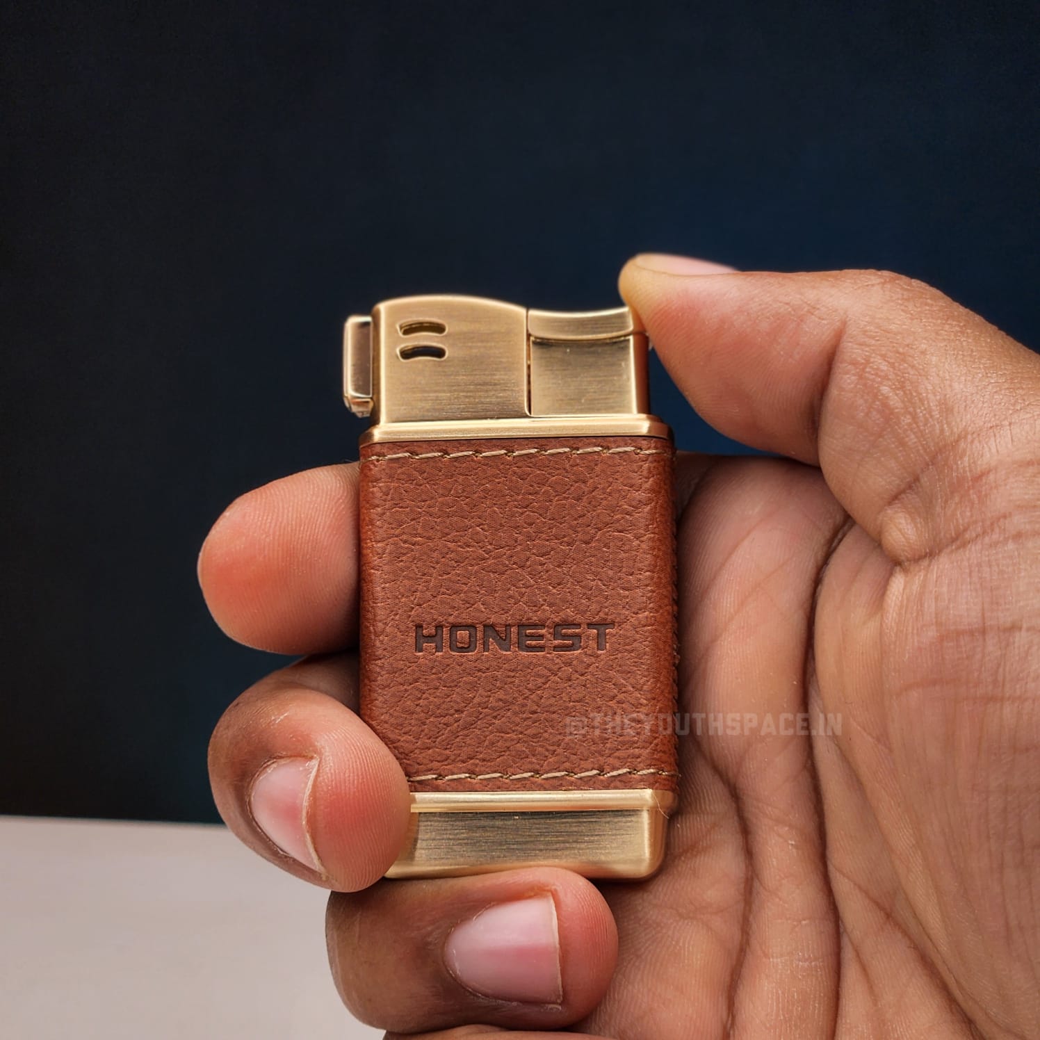 Leather Finished Lighter