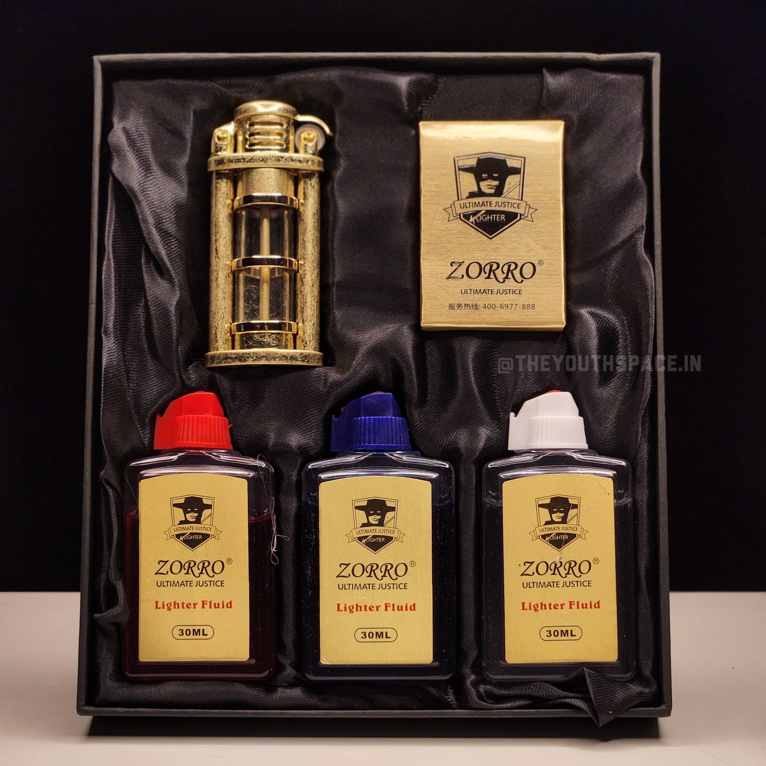 ZORRO Ultimate Justice Vintage Lighter Gift Set