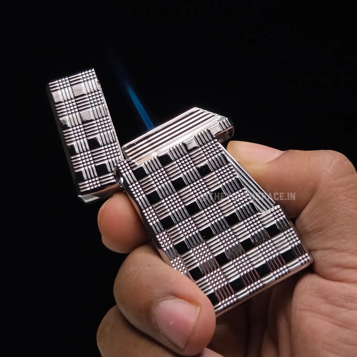 Iron Check Side-Press Jet Lighter