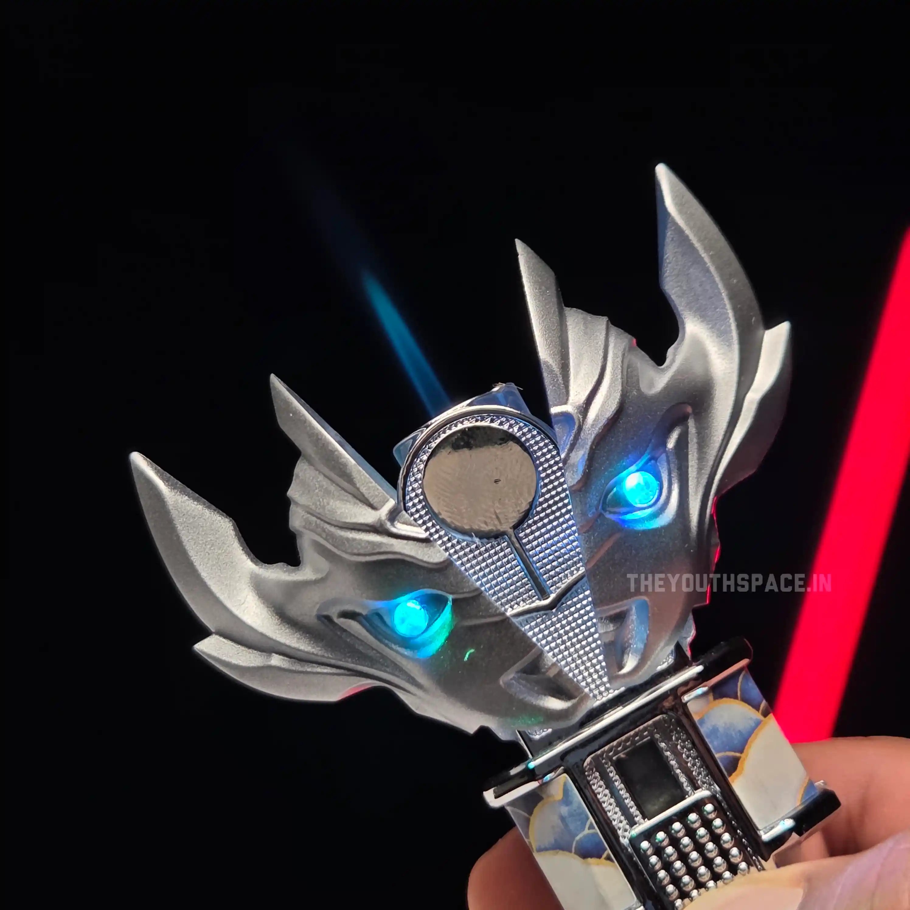 Split-Core Ultraman Tiga Spark Lens Torch Jet Lighter