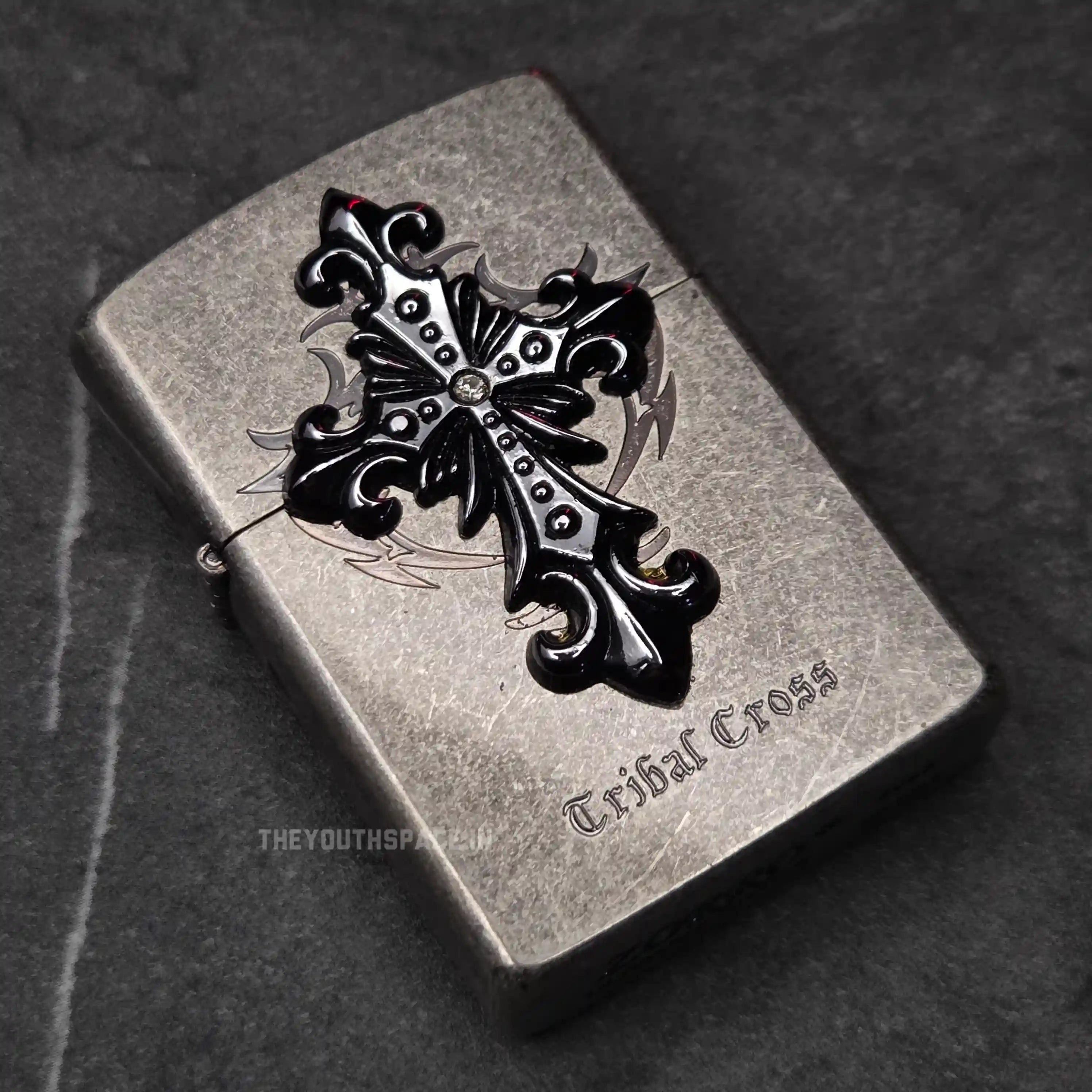 Zorro Ultimate Justice Brass Tribal Cross Lighter 2026